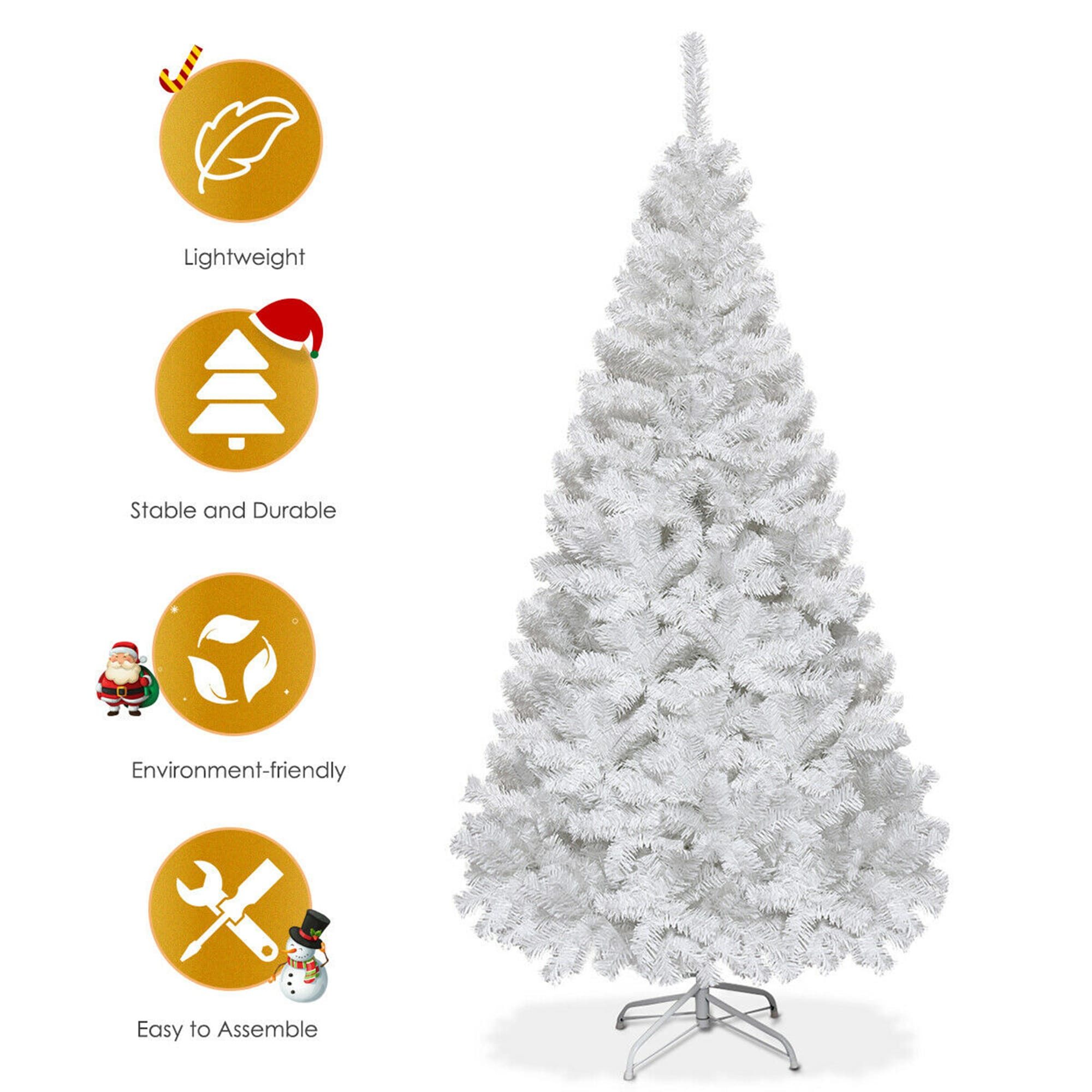 WELLFOR HYG22646 Artificial-Christmas-Trees - View #6