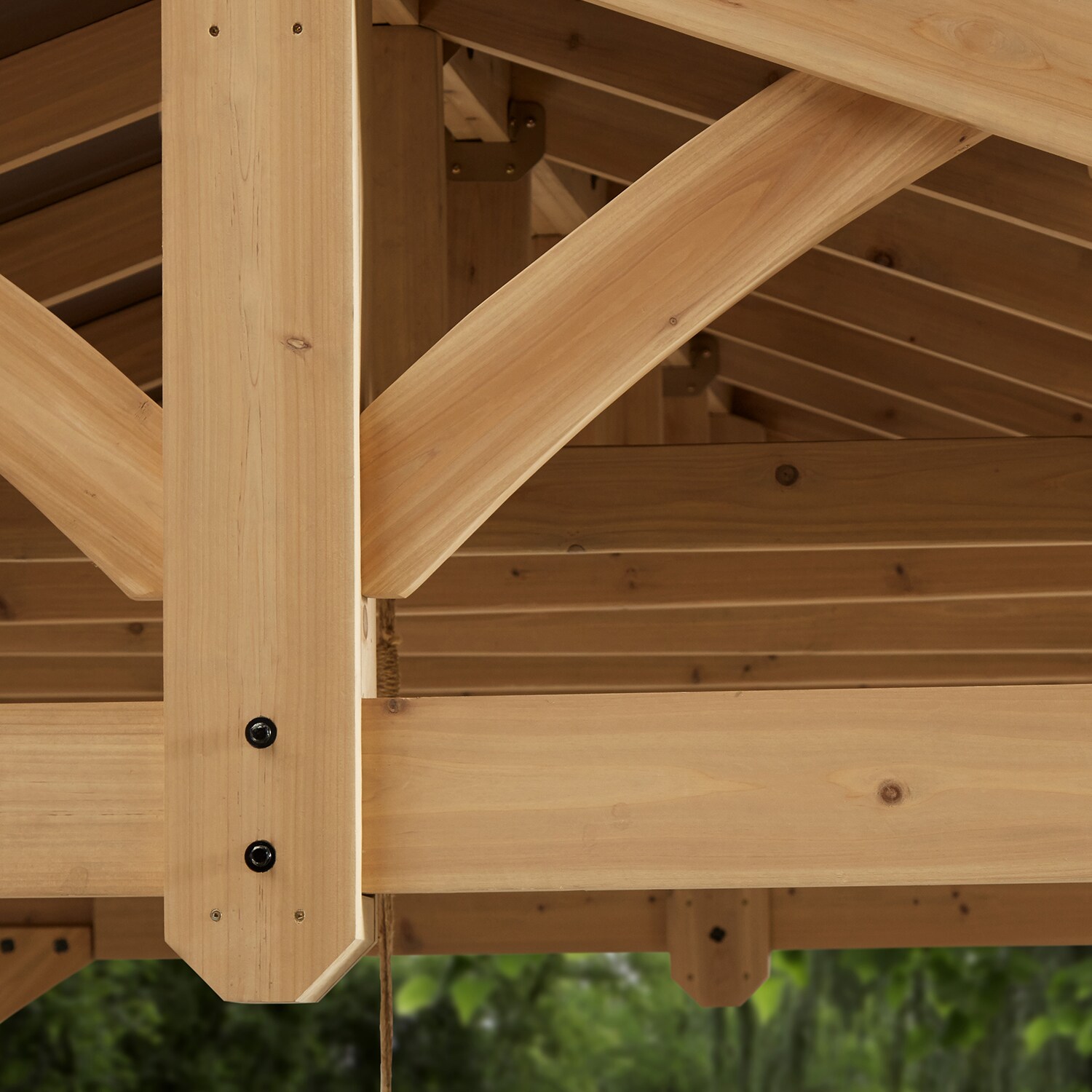 Yardistry YM11726 Wood-Resin-Gazebos - View #4