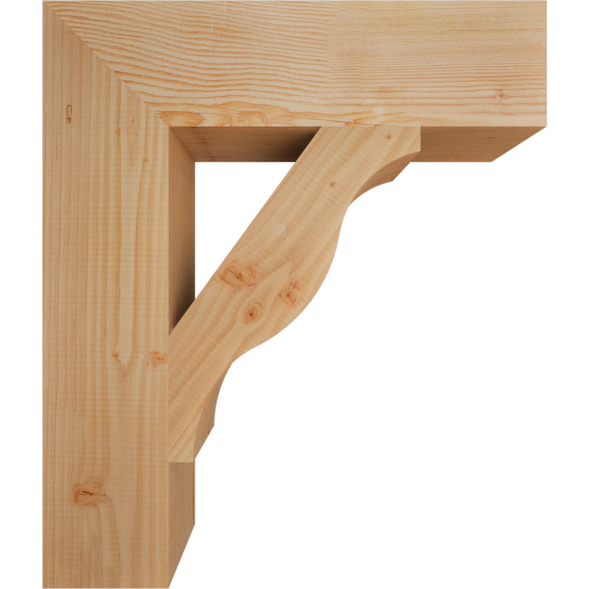 Ekena Millwork BKT06X24X28FST05SDF Exterior-Brackets-Braces - View #3