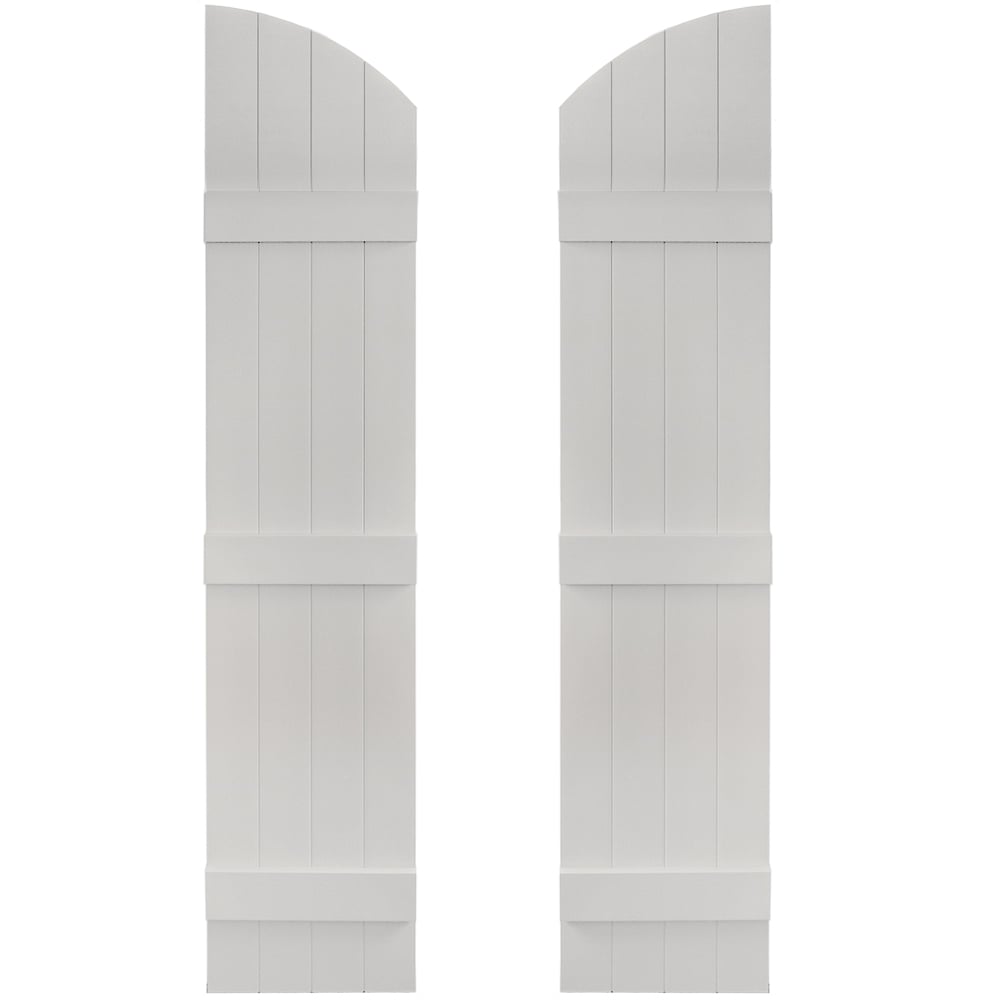 Vantage V5931461030 14.125-in W x 61.25-in H Paintable Paintable Board and batten Exterior Shutters ( 1.0 -Pack )
