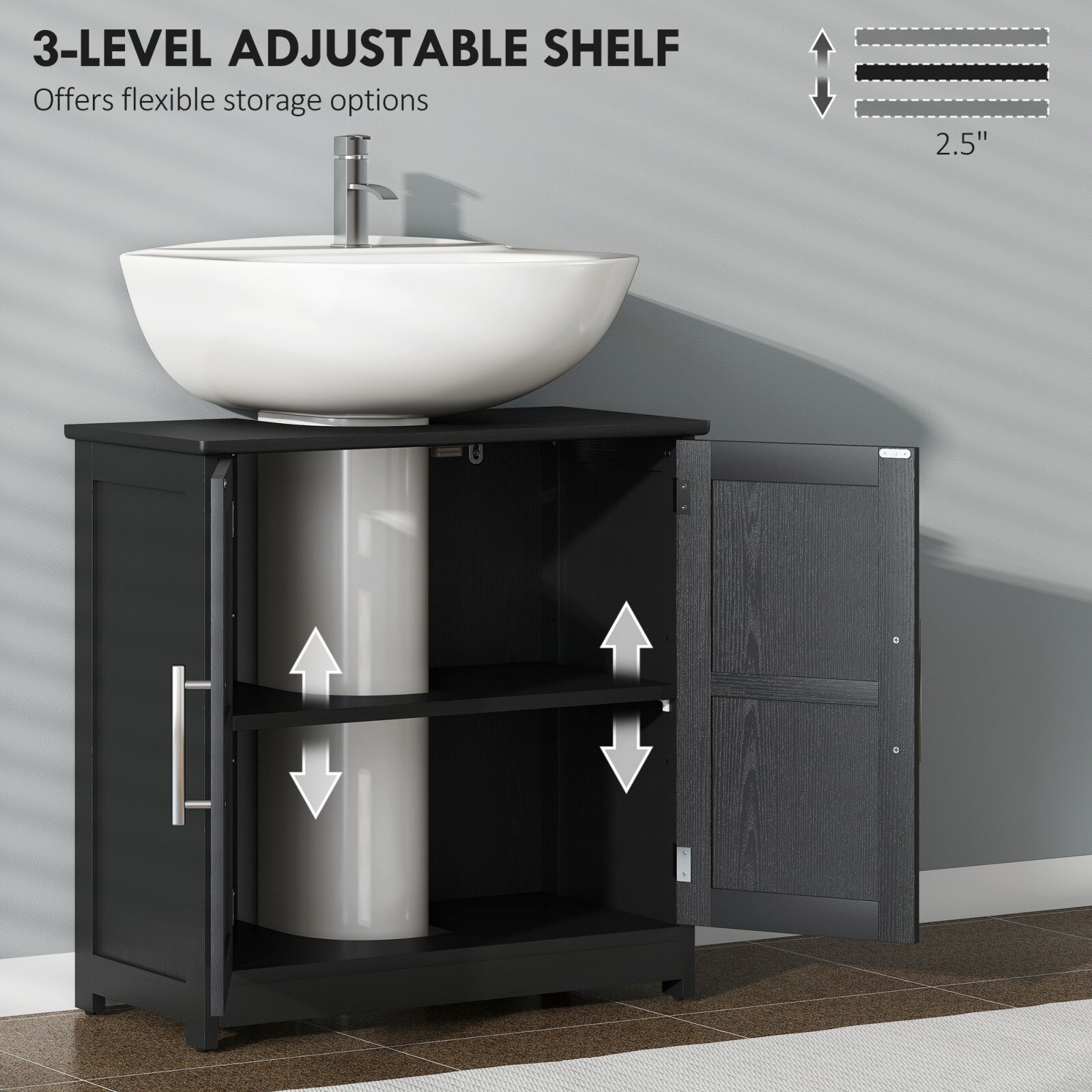 GlasFlength LW-BWC-030 Bathroom-Wall-Cabinets - Thumbnail View #2
