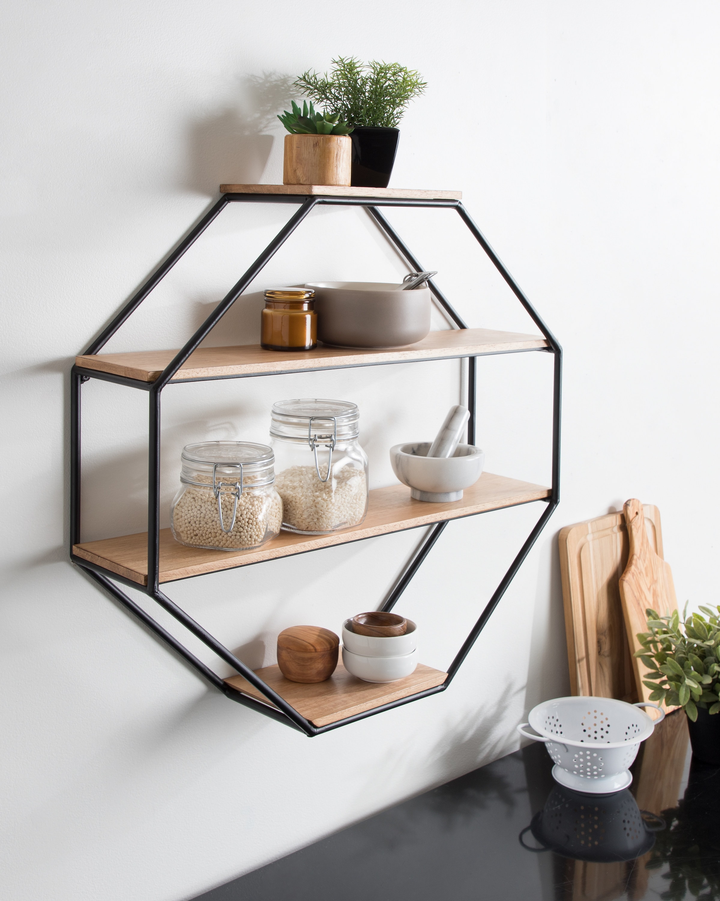 Kate and Laurel 219665 Wall-Mounted-Shelving - View #6