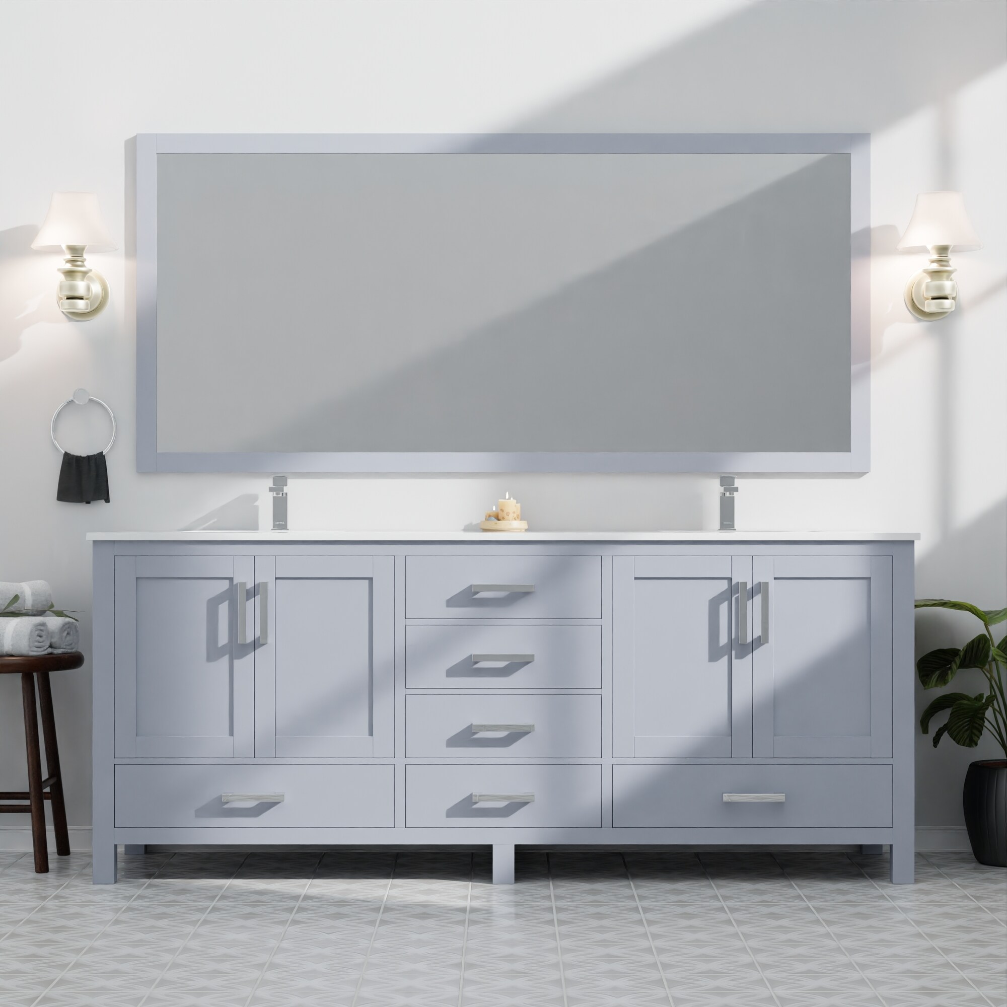 Lexora LVJ84DB311 Bath-Vanity-Combo - View #14