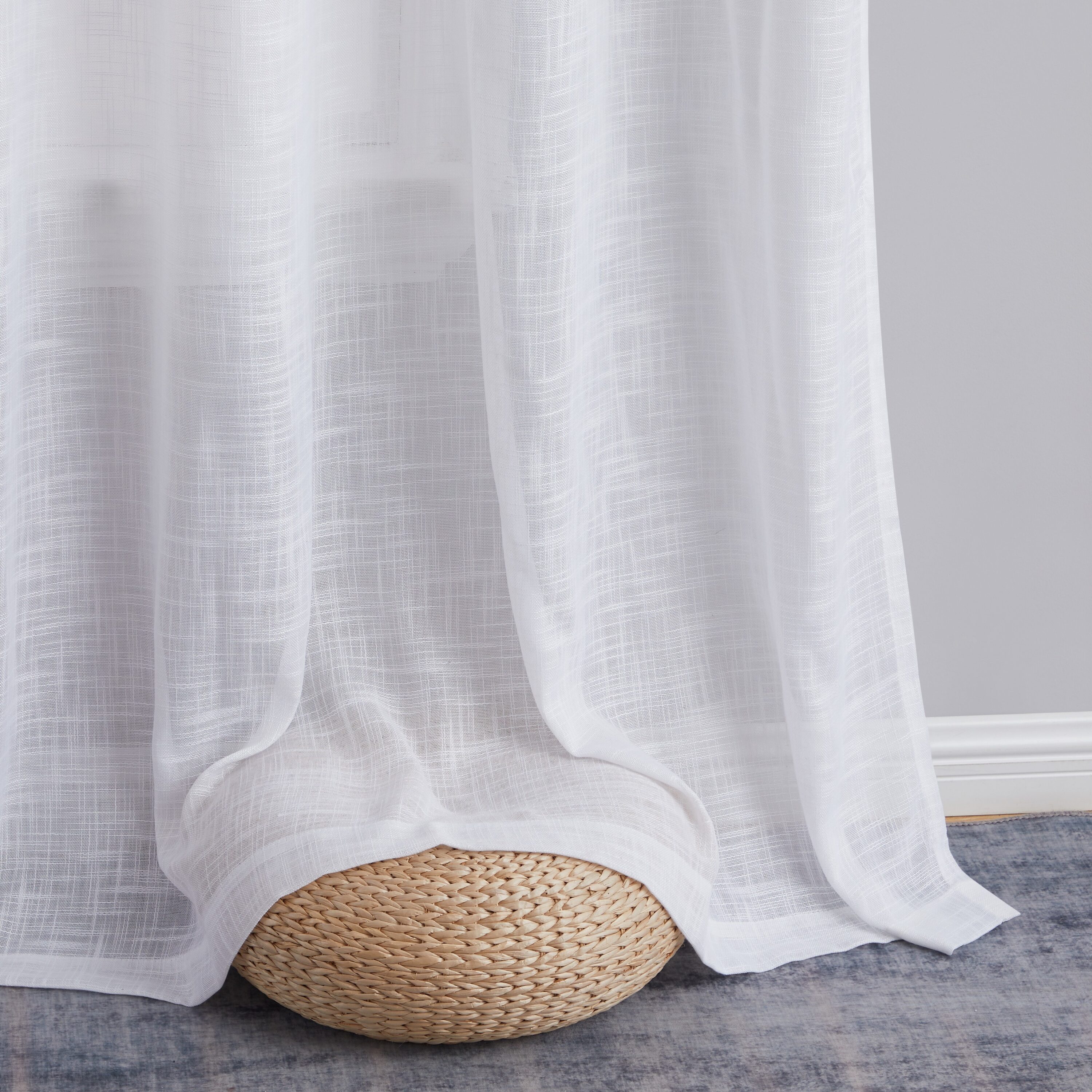 HLC.me MAD-LNGR-WHT96 curtains - View #5