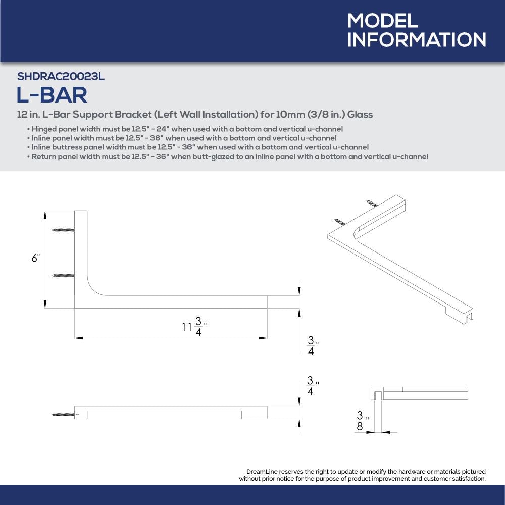 DreamLine SHDRAC20023L01 Shower-Parts - View #2