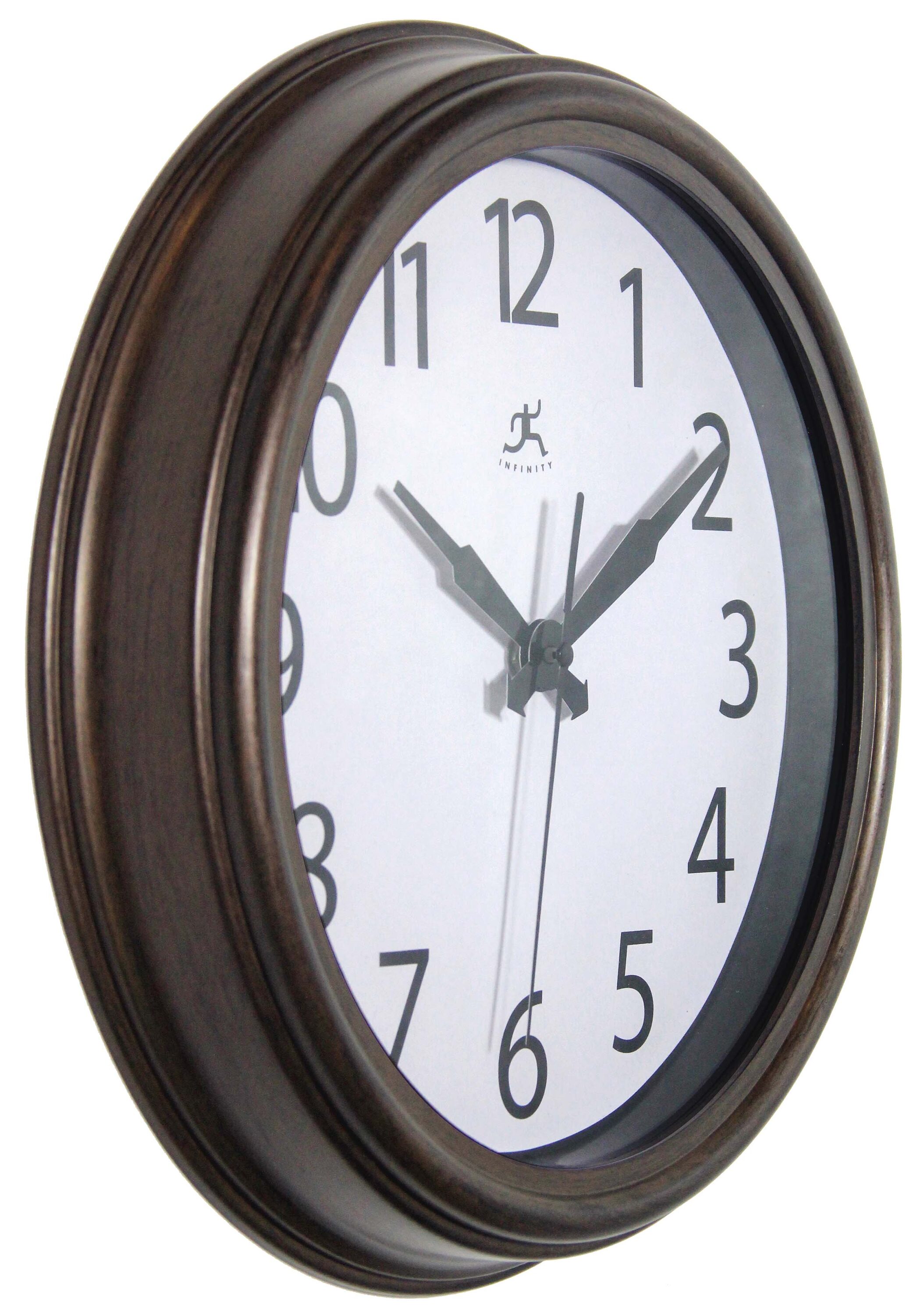 Infinity Instruments Fabrizio Wall Clock Brown