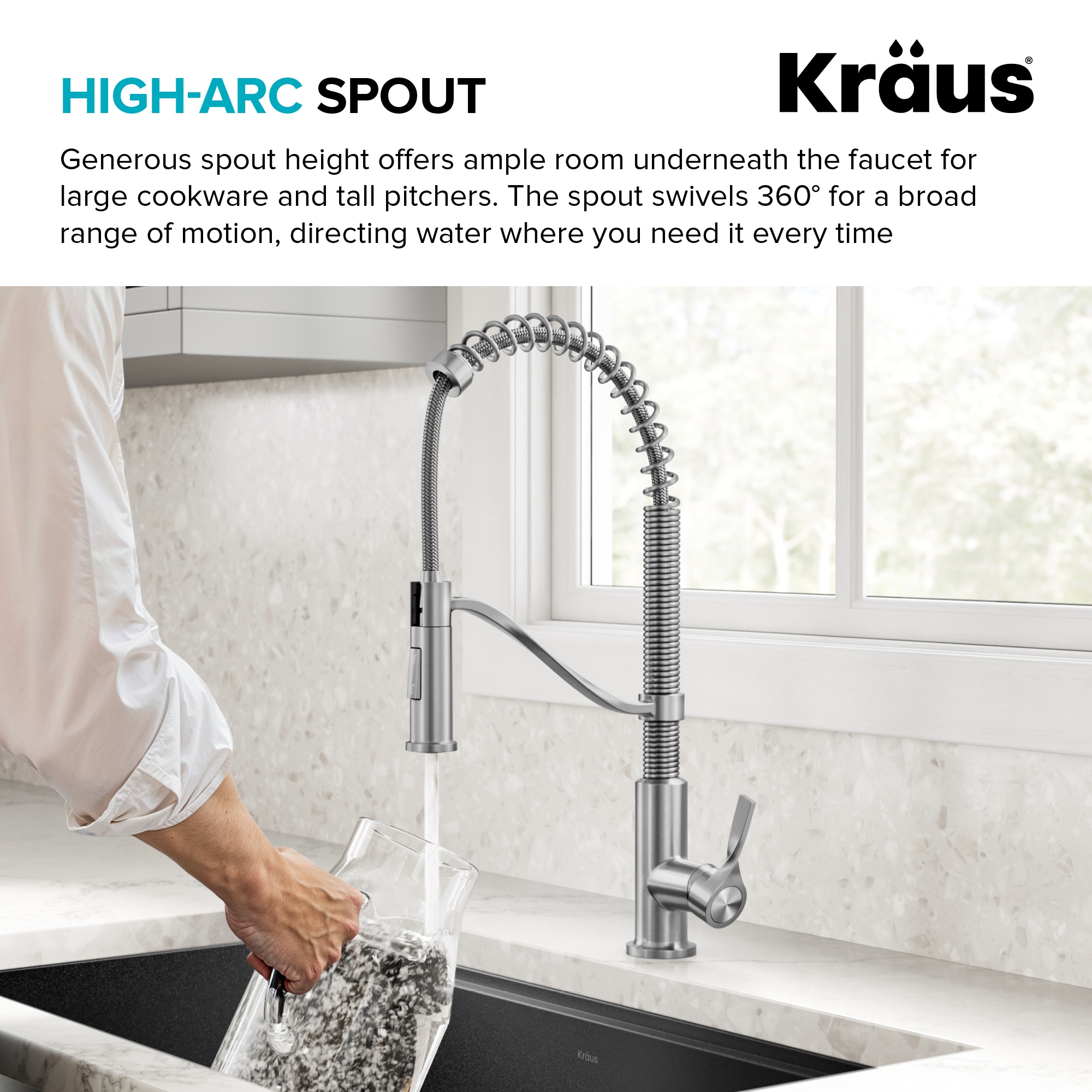 Kraus KPF-2635SFBB Kitchen-Faucets - View #10
