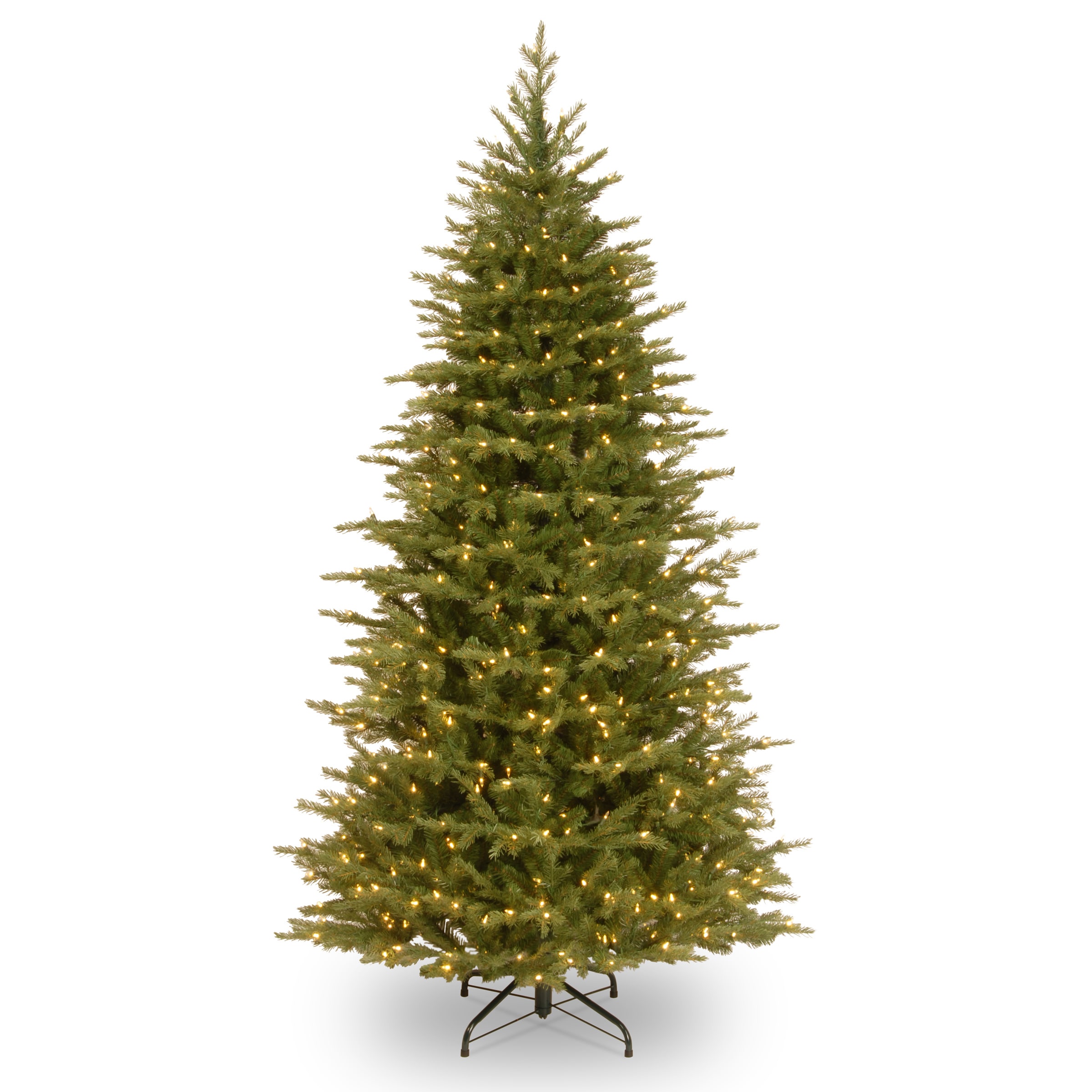 National Tree Company PENS4-337D-65 6.5-ft Spruce Pre-lit Slim Artificial Christmas Tree with LED Lights