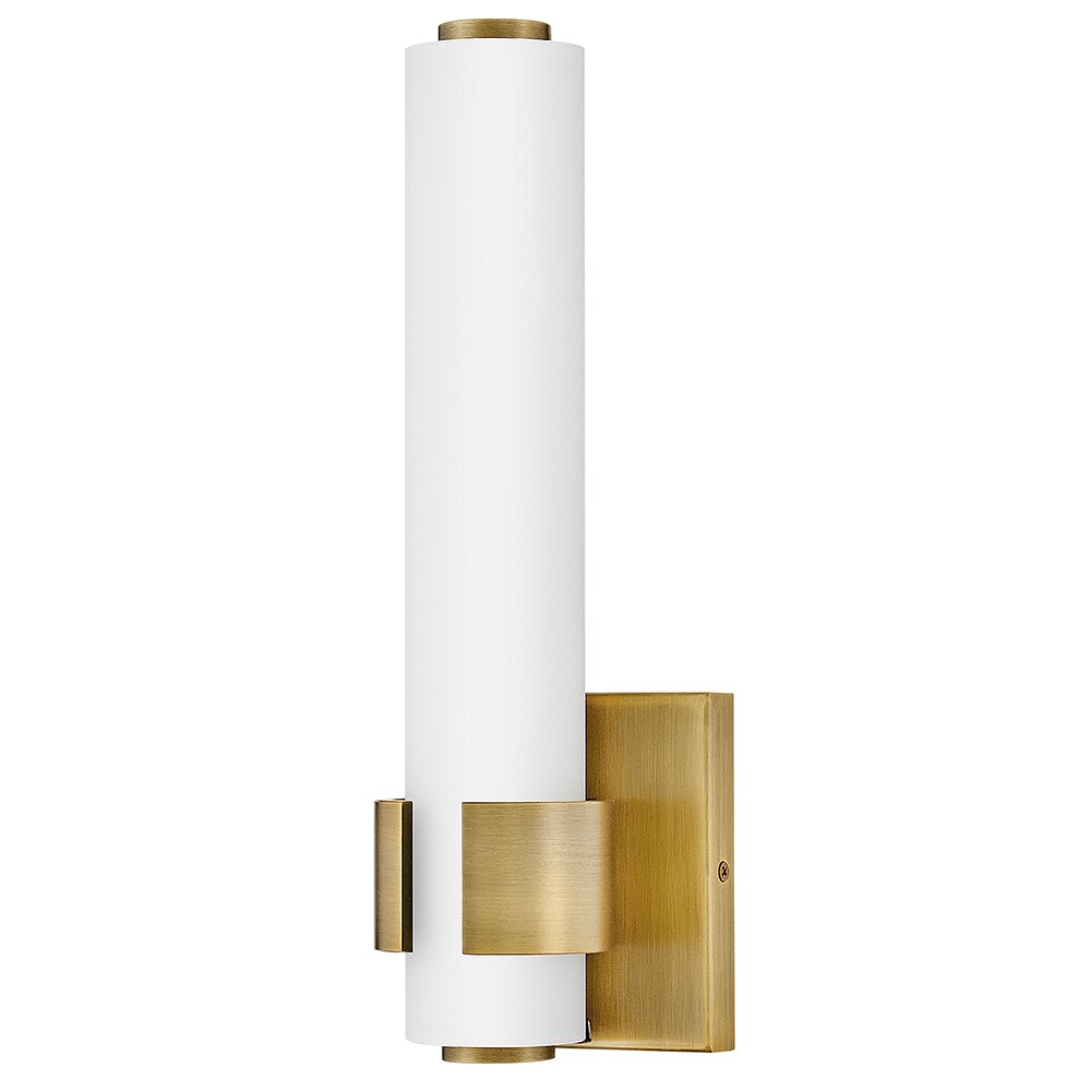 Hinkley 53060LCB Aiden 4.75-in W 1 -Light Polished Brass Integrated LED Wall Sconce