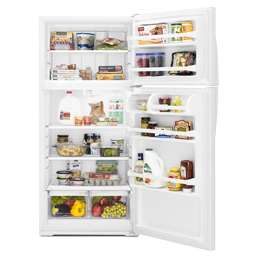 Whirlpool 14.3-cu ft Counter-depth Top-Freezer Refrigerator (White ...