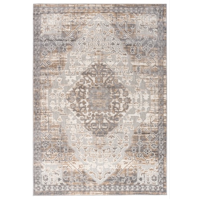 Medallion Oriental Area Rug In The Rugs, Restoration Hardware Low Profile Rug Pad