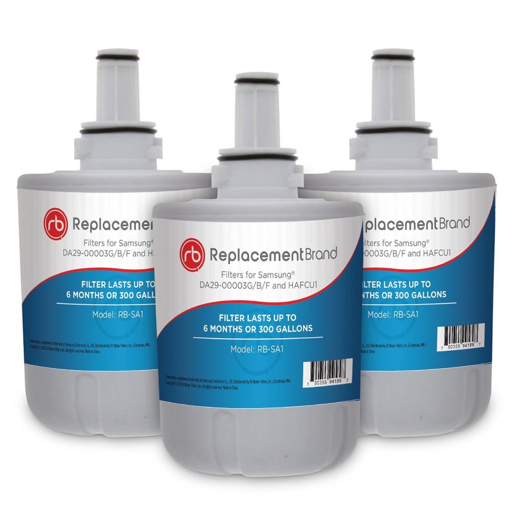 ReplacementBrand 6-Month Twist-in Refrigerator Water Filter 3-Pack