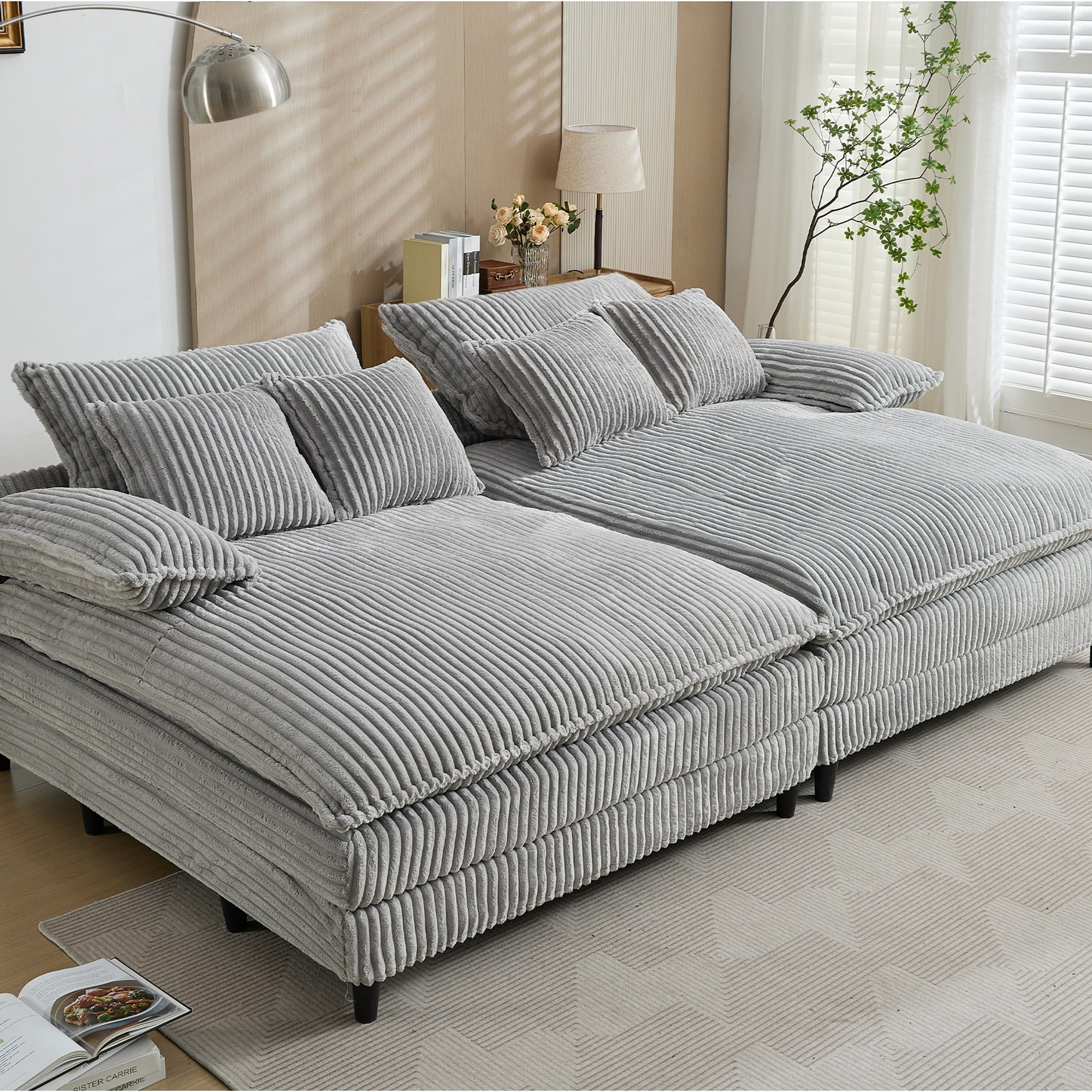 SINOFURN SYA020263GY Sofas-Loveseats - View #5