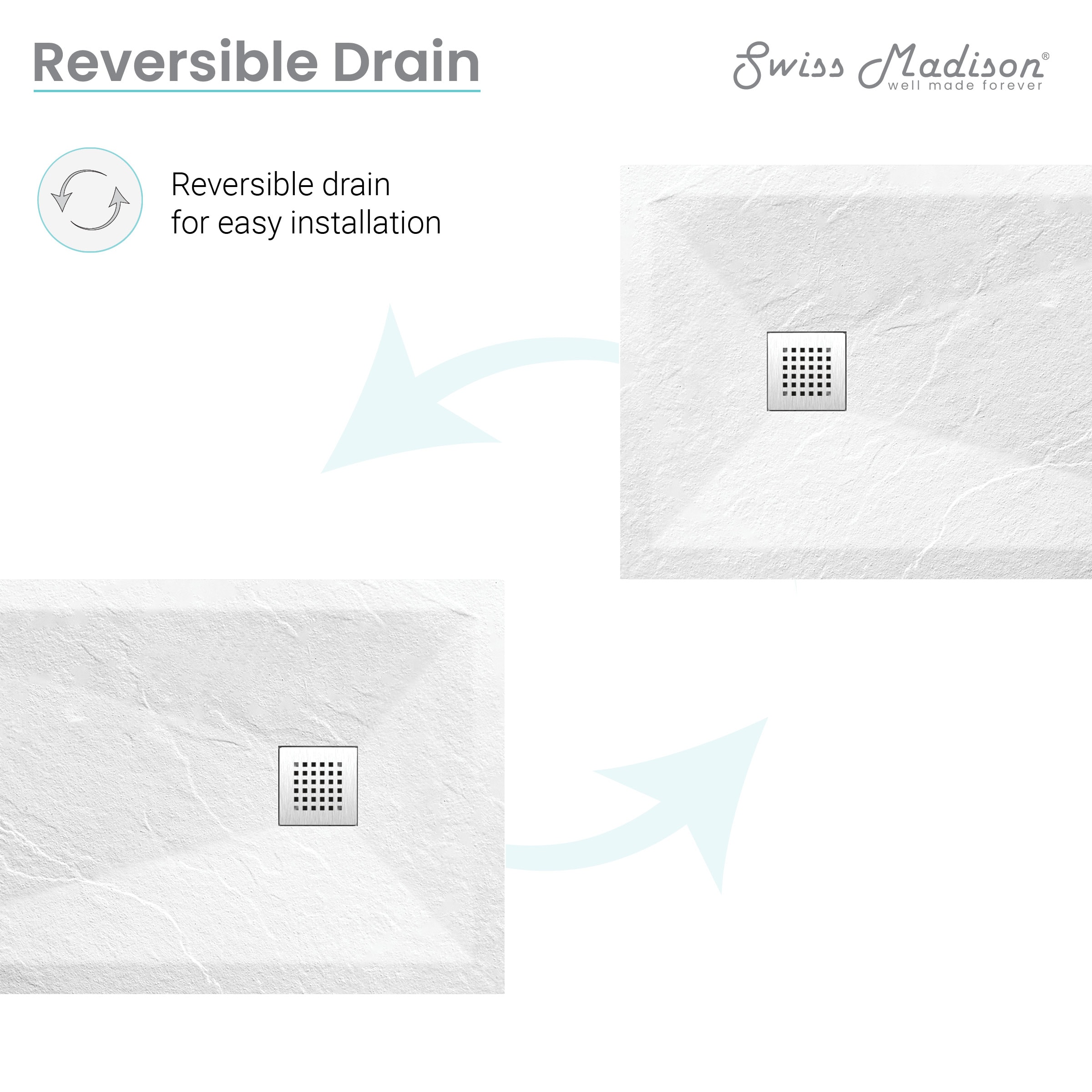 Swiss Madison SM-25-SBARE08WH Shower-Floors - View #5