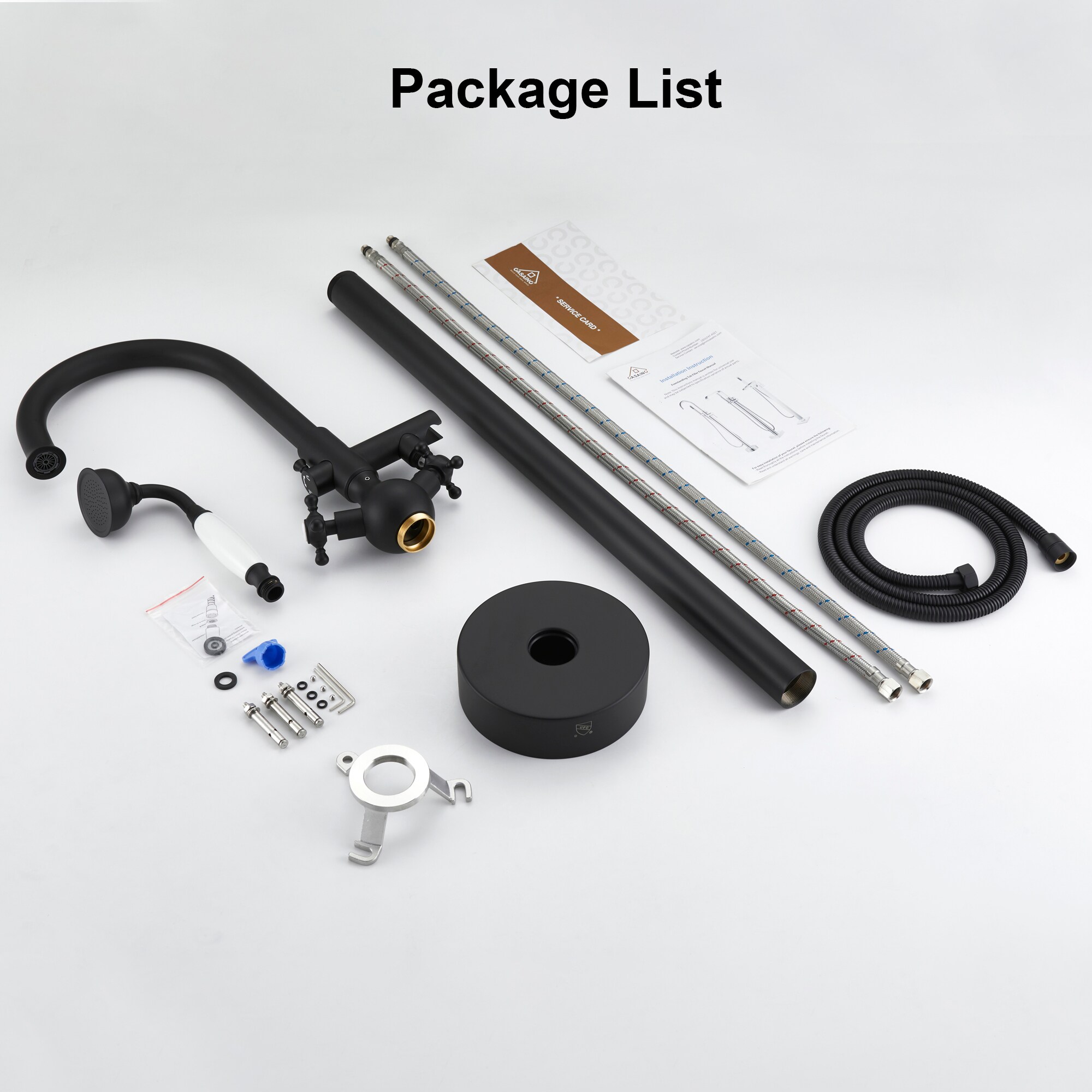 Clihome TC-252MB-BF Roman-Tub-Faucets - View #10