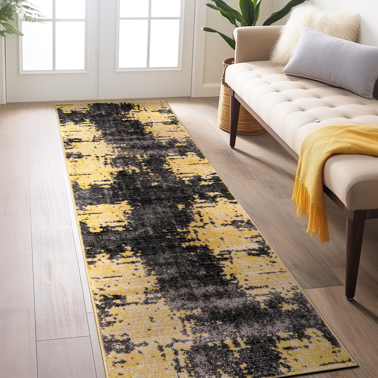 World Rug Gallery 392YELLOW2X7 rugs - View #2