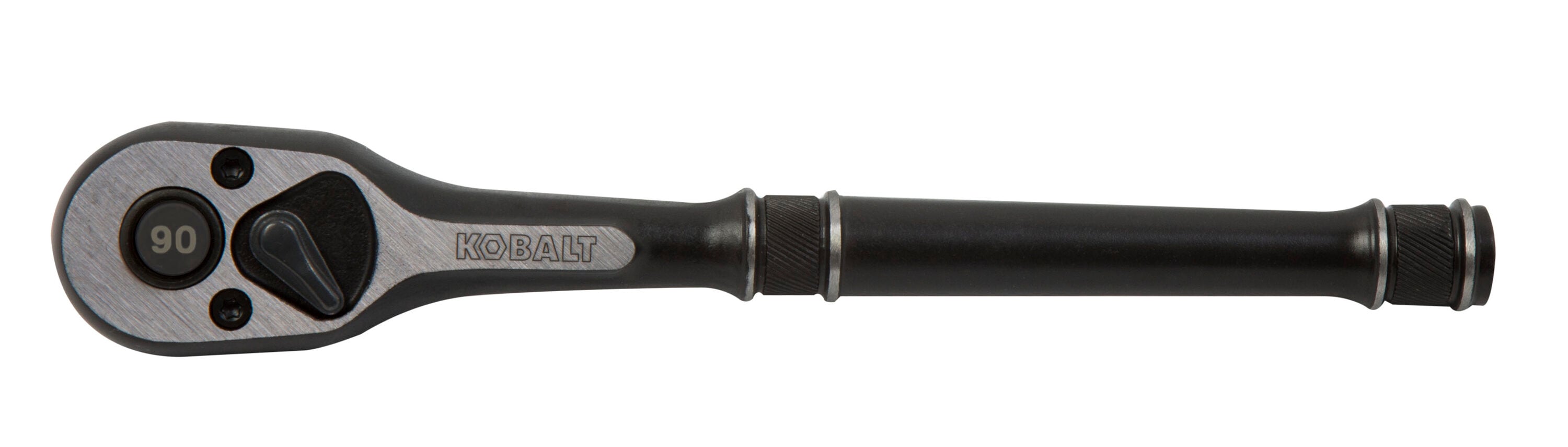 Kobalt 87273 Universal 90 -Tooth 3/8-in Drive Full polish Handle Ratchet