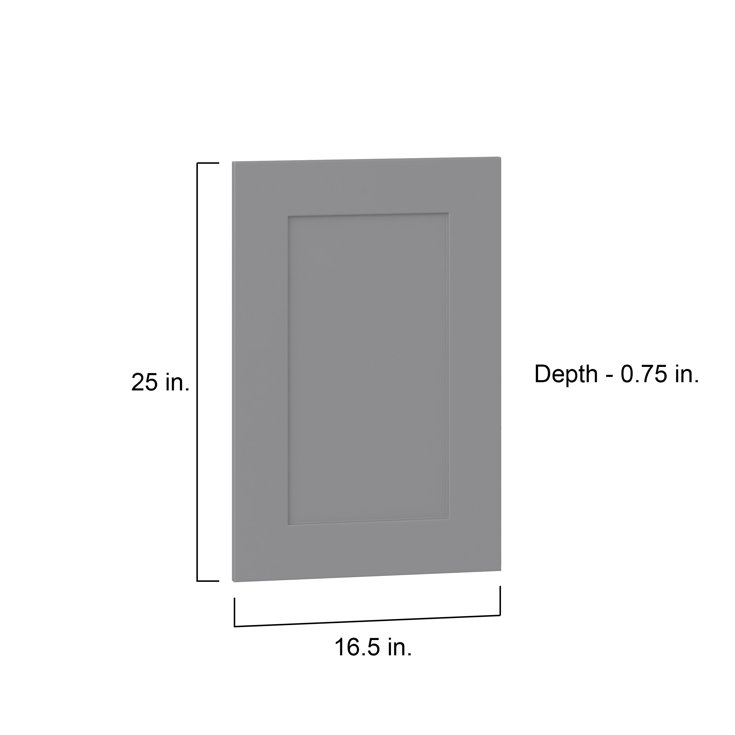 Hugo&Borg DSDR16.525-BM Kitchen-Cabinet-Doors - View #4
