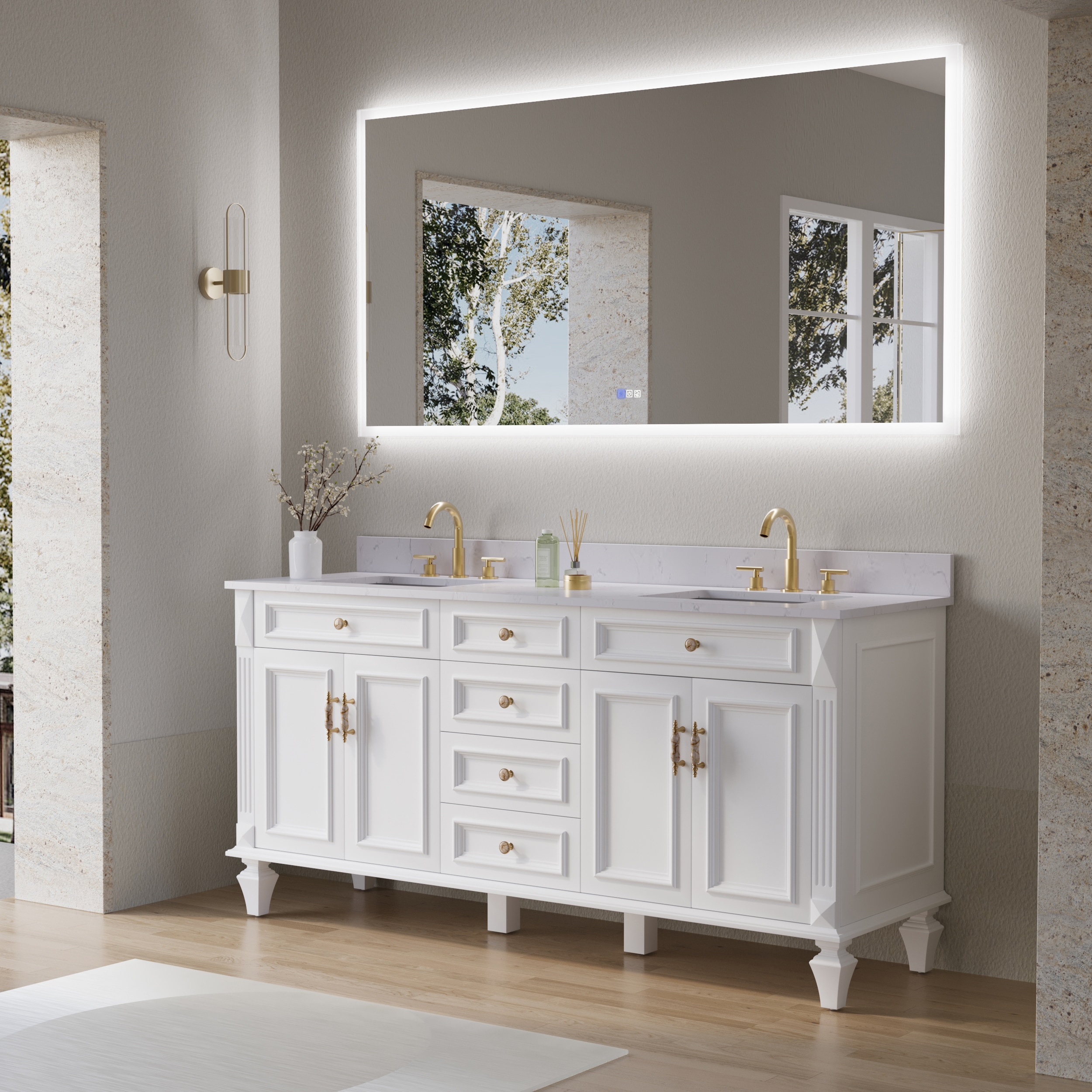 WELLFOR W7MRL7236 Framed-Bath-Mirrors - View #4
