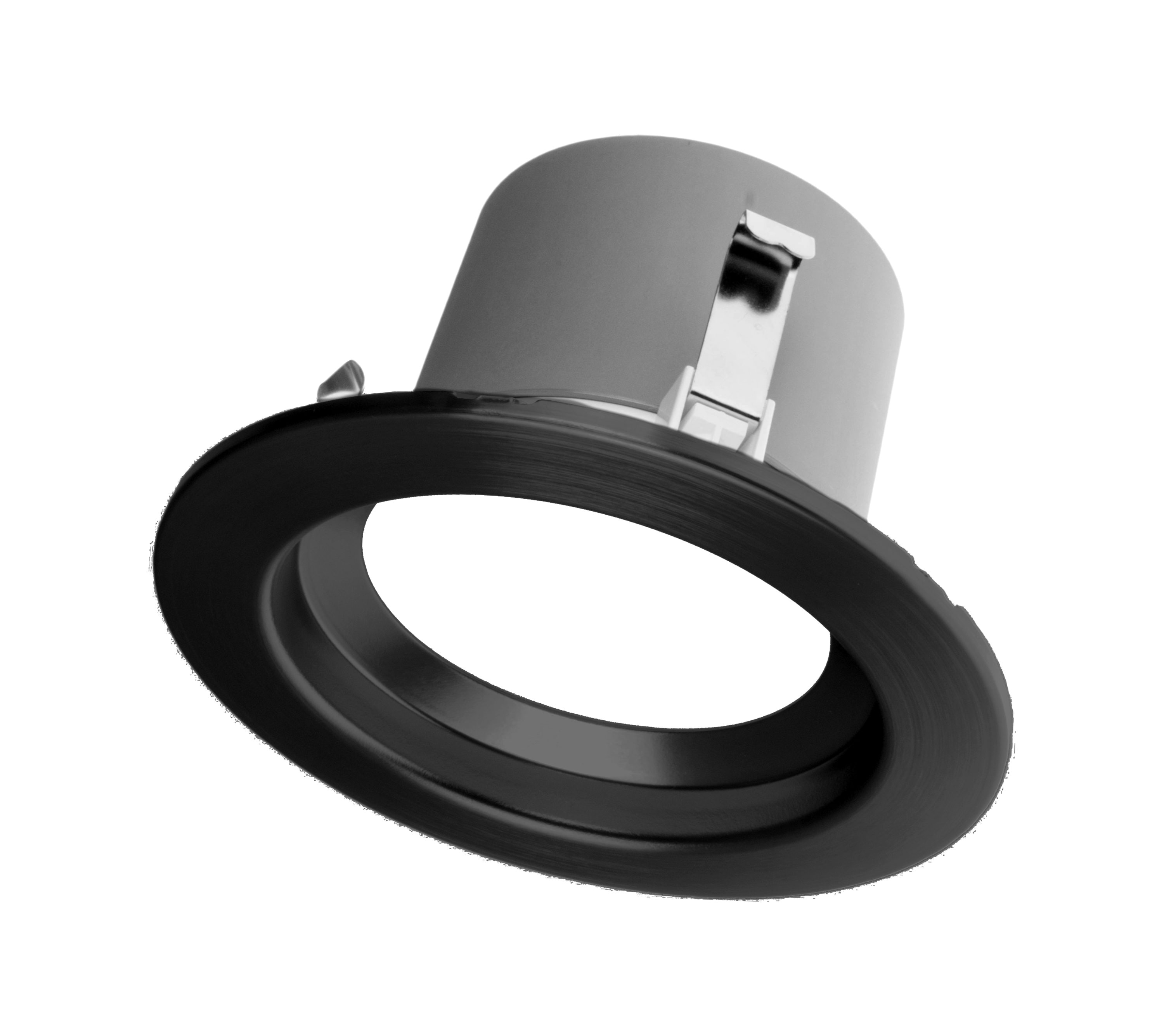 Nicor Lighting DCR41061203KBK DCR4 Black 4-in 641 -Lumens Soft White Round Dimmable LED Wet rated Recessed Downlight