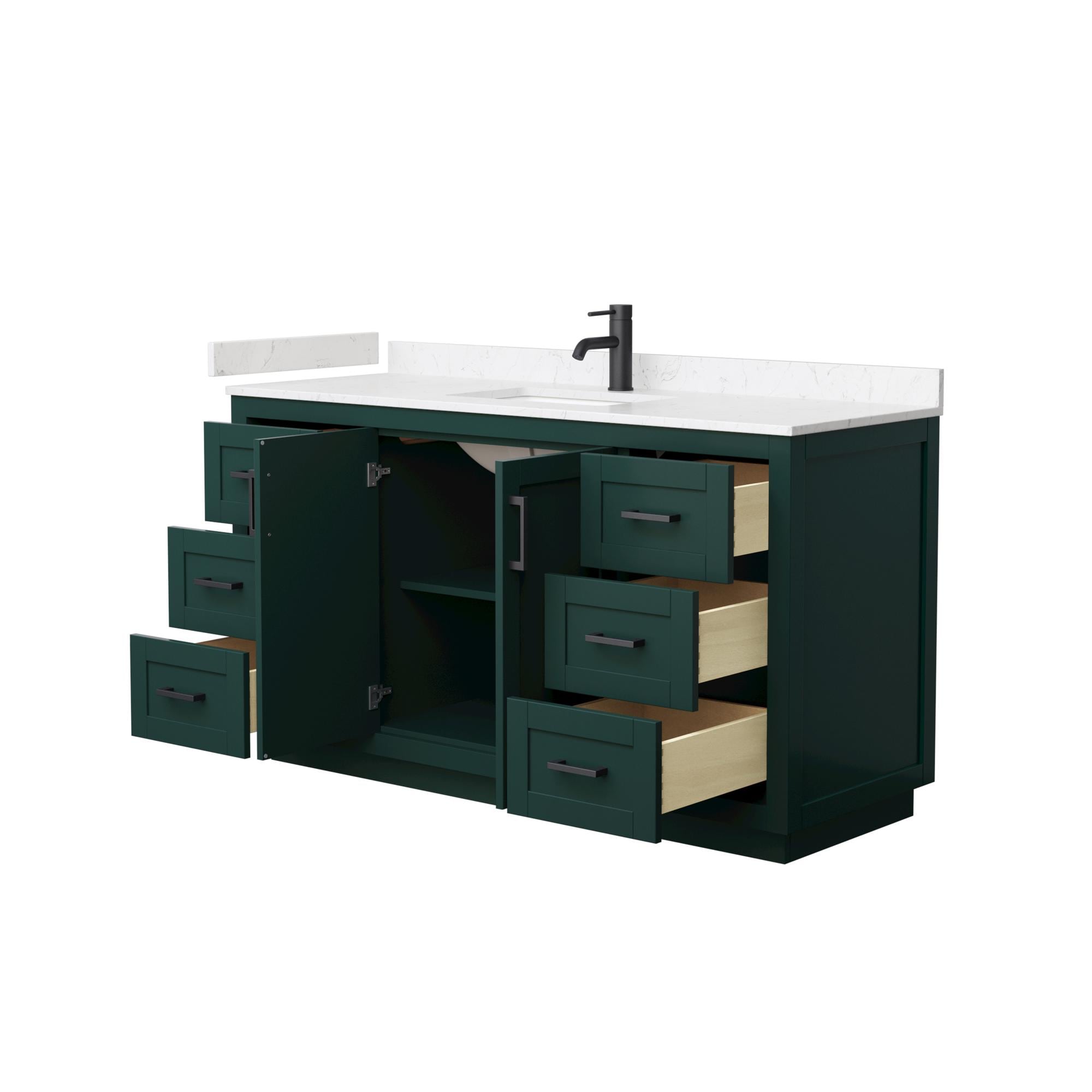 Wyndham Collection WCF292960SGKC2UNSMXX Bath-Vanity-Combo - View #3