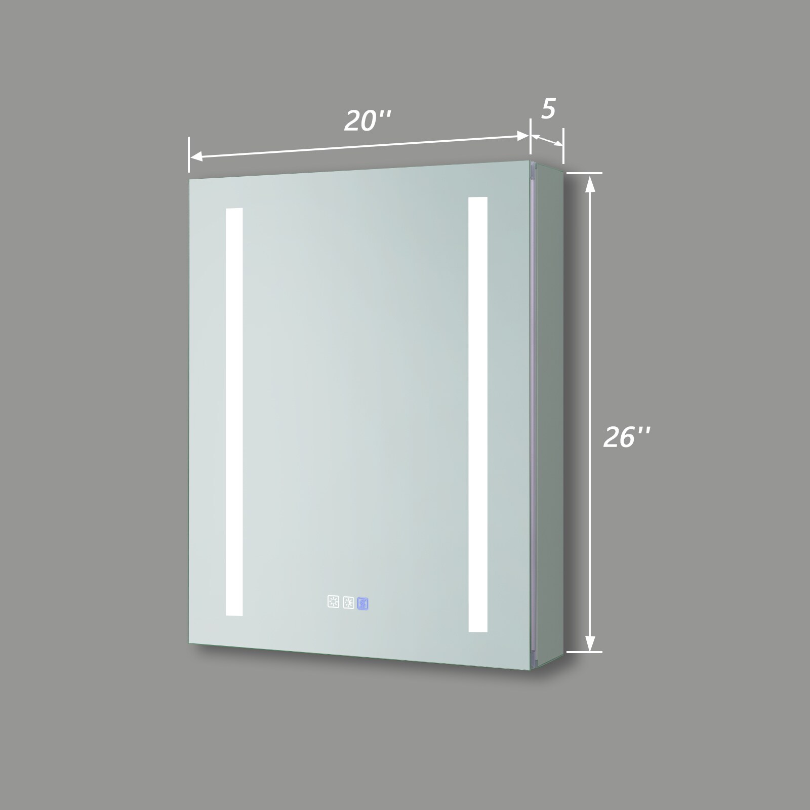 Forclover JSEXDHMC2026-L3 Bathroom-Medicine-Cabinets - View #4