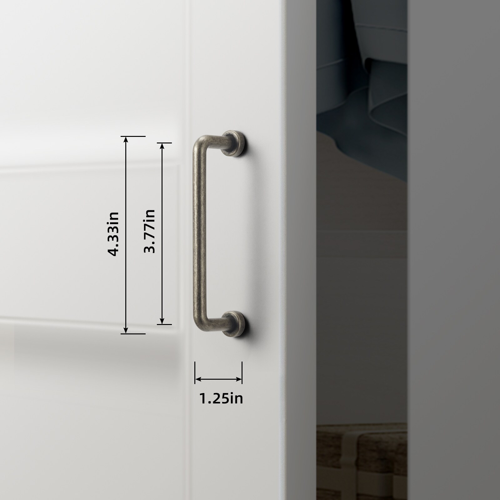 Miaokesen 1827GY-96 Cabinet-Pulls - View #2