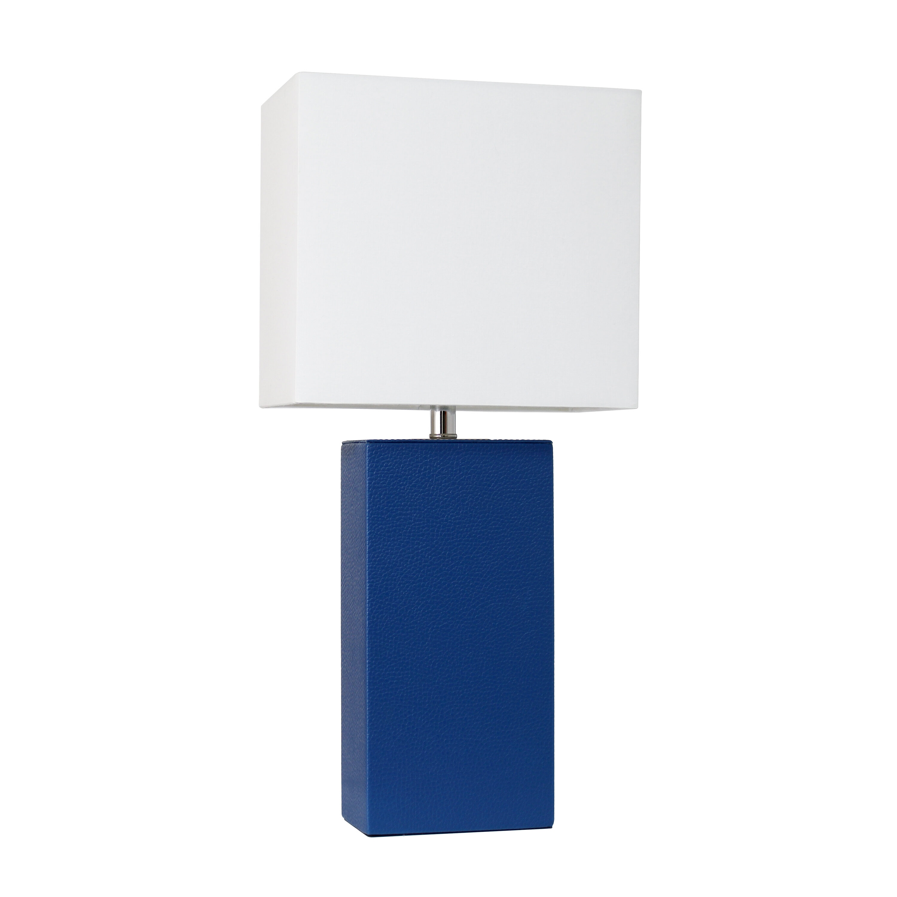 Lalia Home Lexington 21 In Blue On Off Switch Table Lamp With Fabric