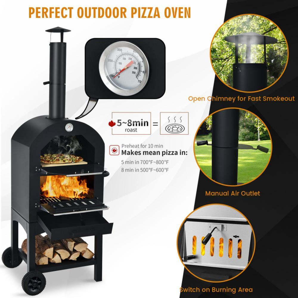 BABOOM BOM-P71192-CO Outdoor-Pizza-Ovens - View #6