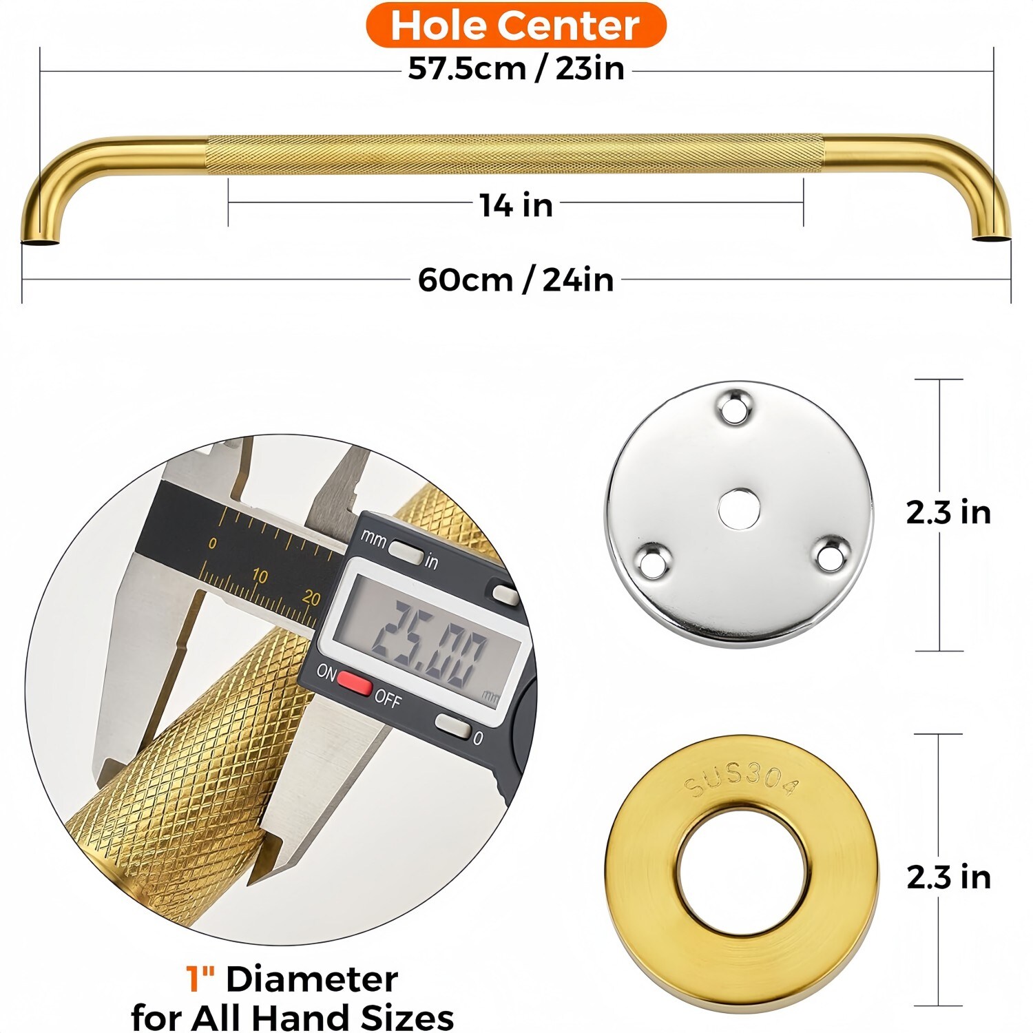 Numhew NHSEAN7165 Grab-Bars - View #2