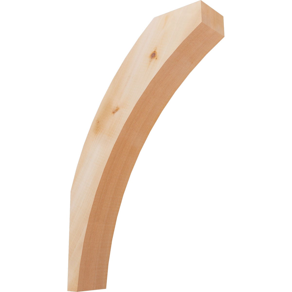 Ekena Millwork BRC04X14X22THR00SWR 3-1/2-in x 14-in x 22-in Western Red Cedar Unfinished Wood Thorton Smooth Knee Brace