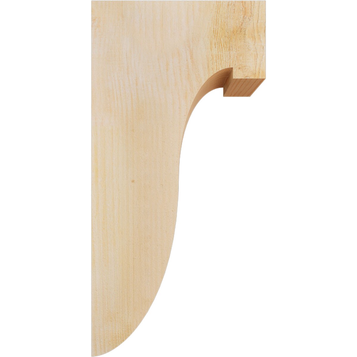 Ekena Millwork COR06X12X24DEL00RDF corbels - View #3