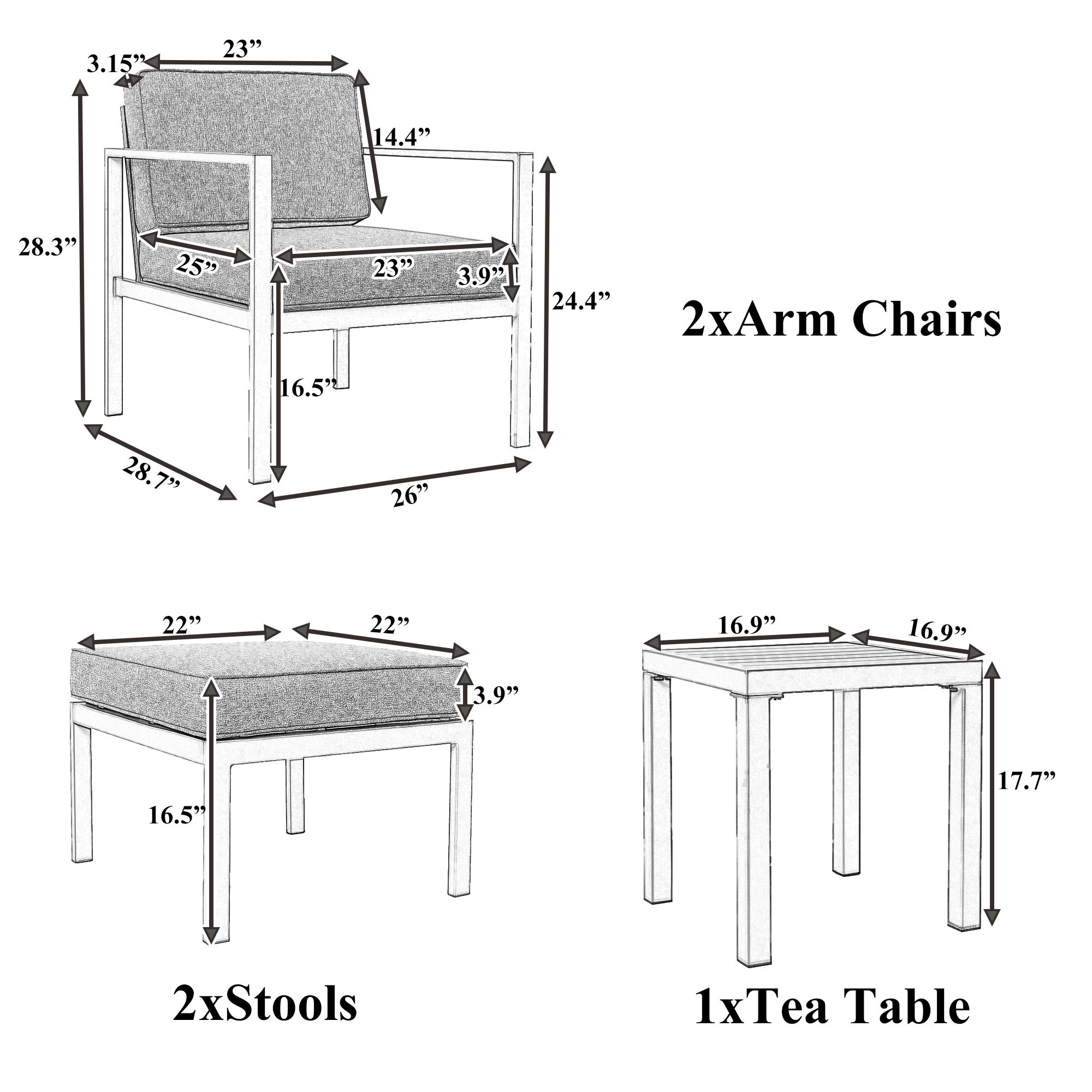 Bayfeve BFTP-212AAE Patio-Conversation-Sets - View #4