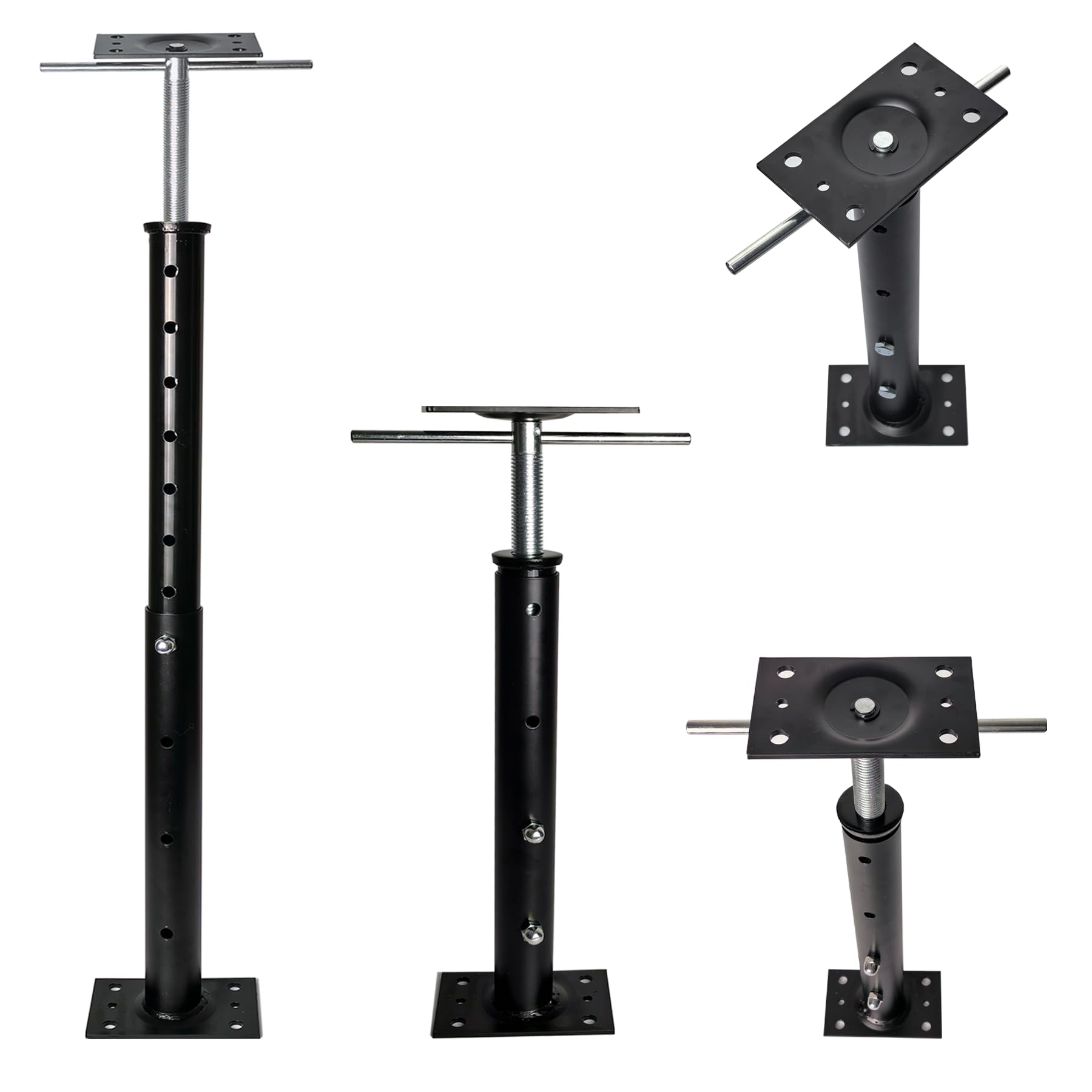 KHKFY  Adjustable Jack Posts 19 to 38 Inch Heavy Duty Support Jacks for Foundation Repair and Floor Leveling 2 Pack durable