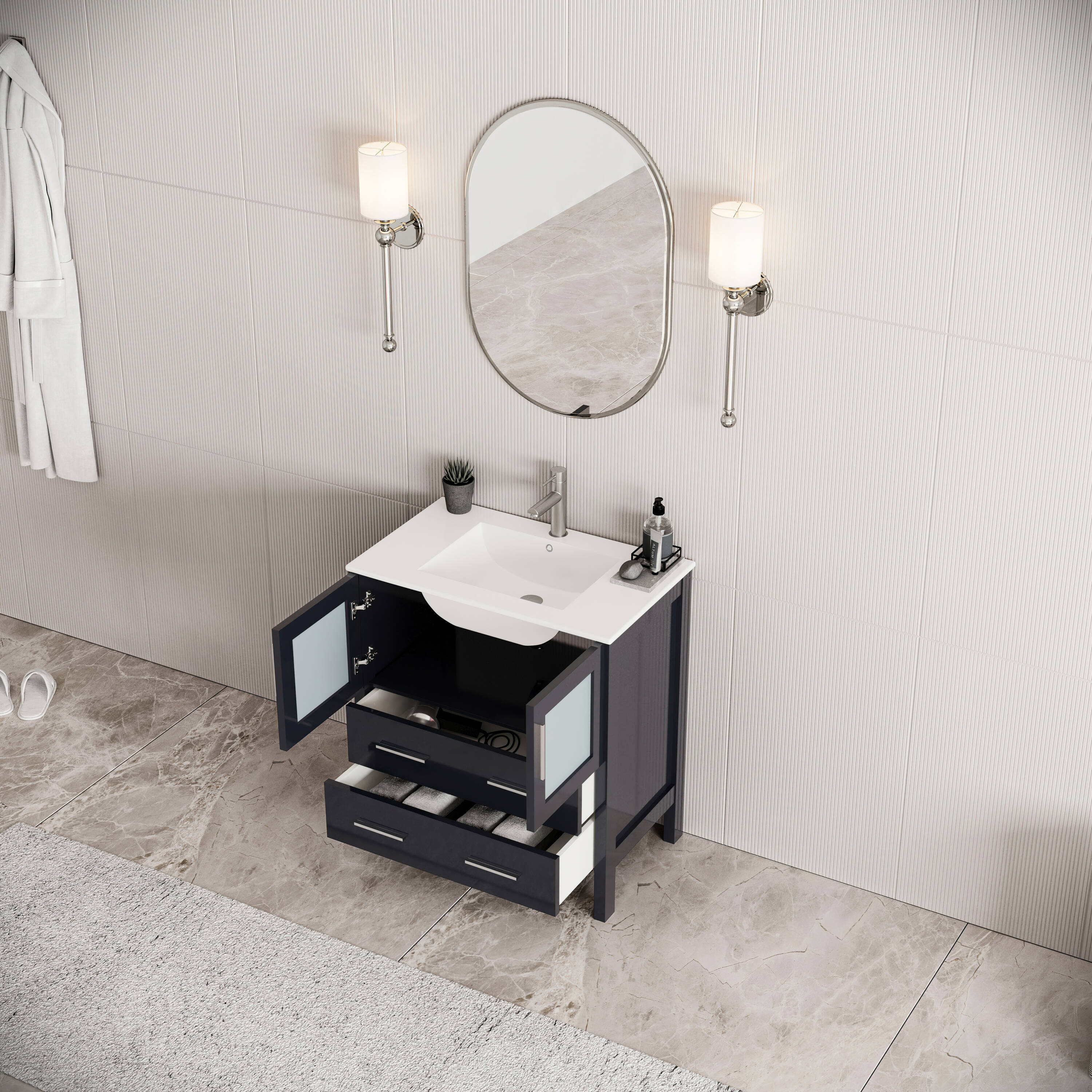 Fresca FCB6230ES-I Bath-Vanity-Combo - View #3