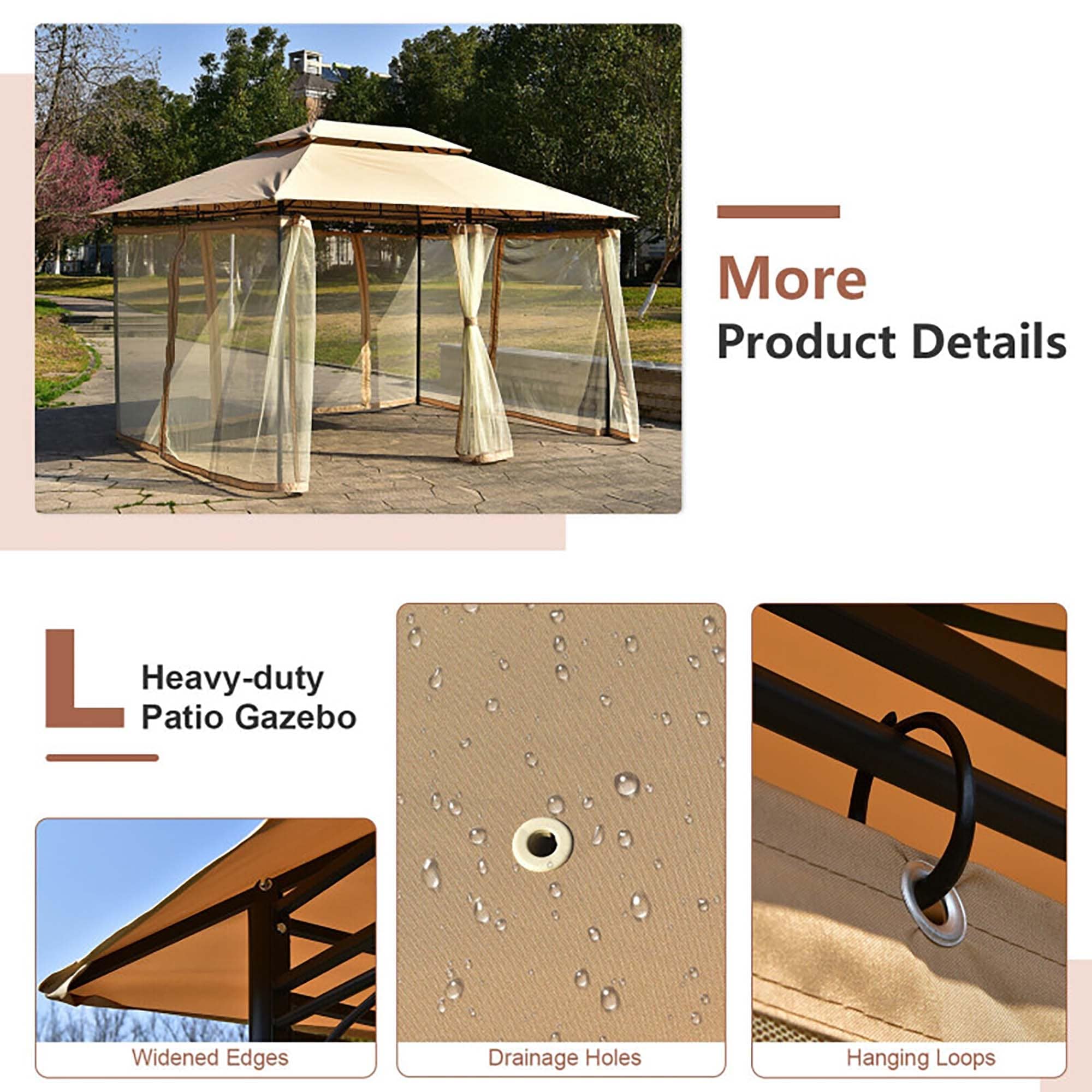 CASAINC CA07MK-GAZ Wood-Resin-Gazebos - View #8