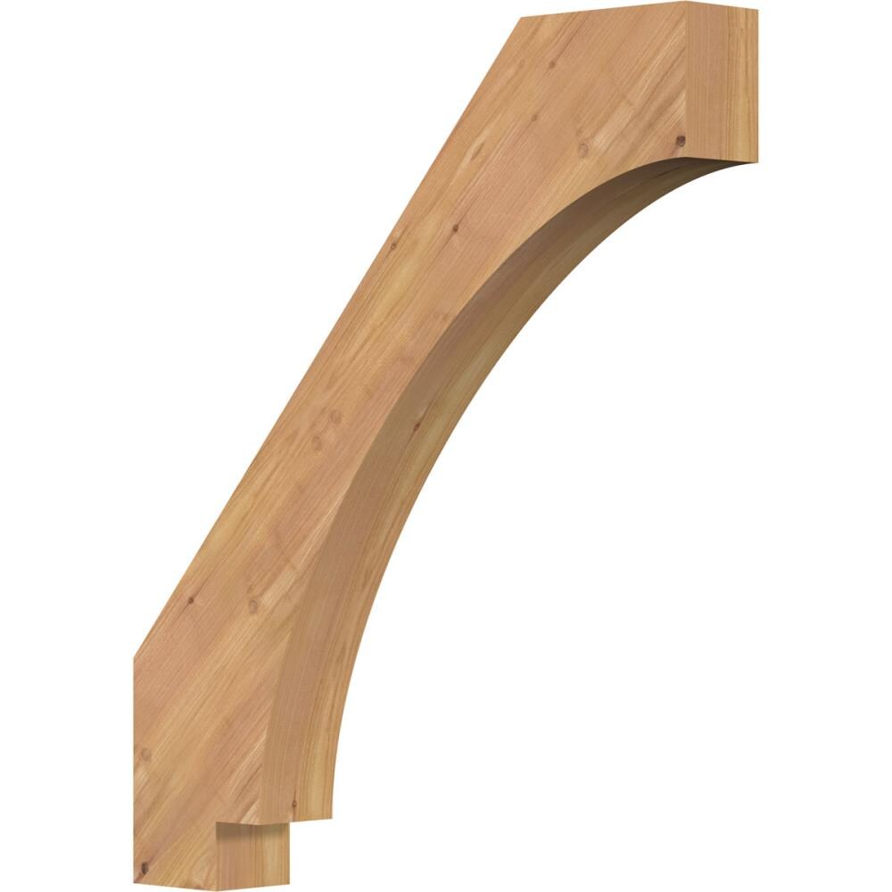 Ekena Millwork BRC04X24X28IMP00SWR 3-1/2-in x 24-in x 28-in Western Red Cedar Unfinished Wood Imperial smooth