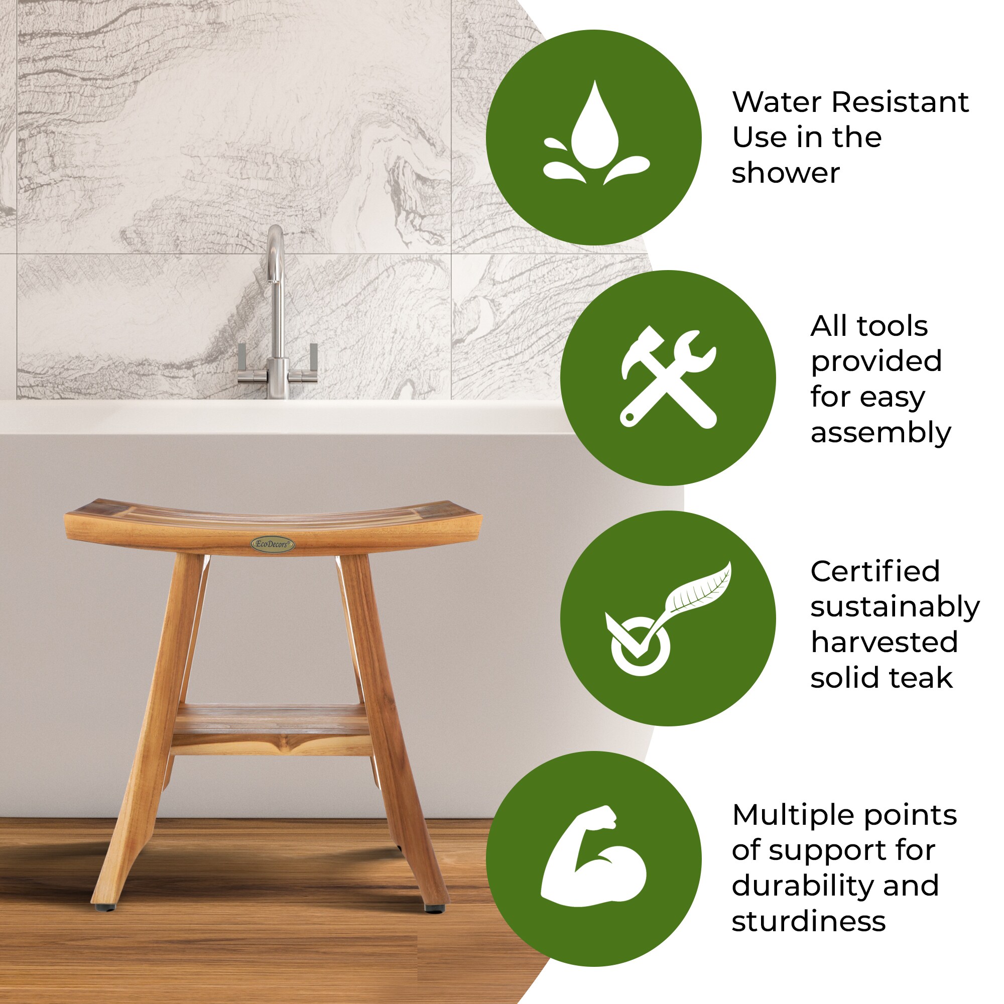 EcoDecors ED993 Bath-Safety-Seats-Benches - View #10