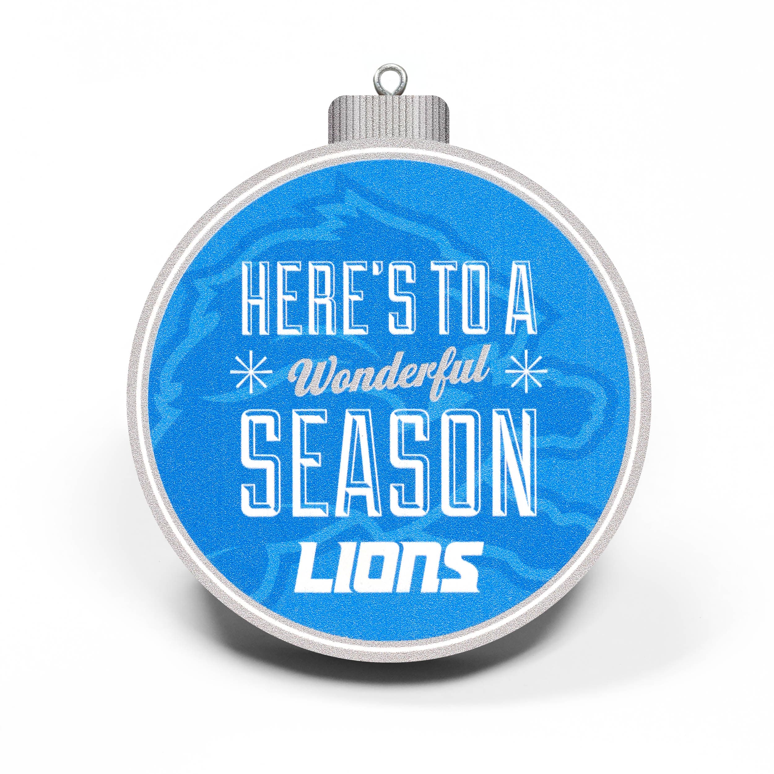 Detroit Lions Tailgating Ornament (Aluminum)