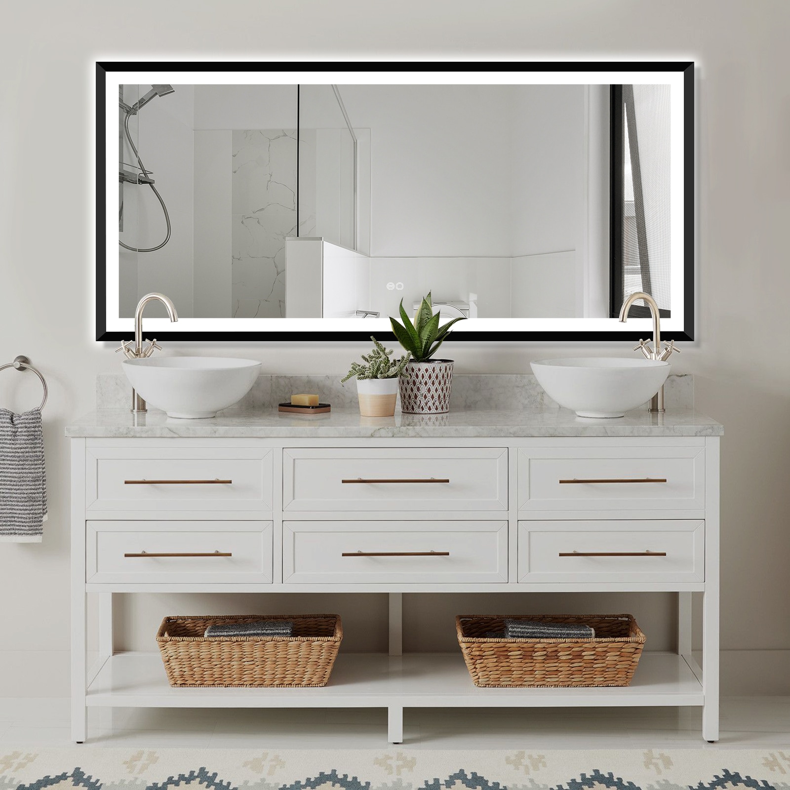 Forclover MRW-6F6028MB Framed-Bath-Mirrors - View #18