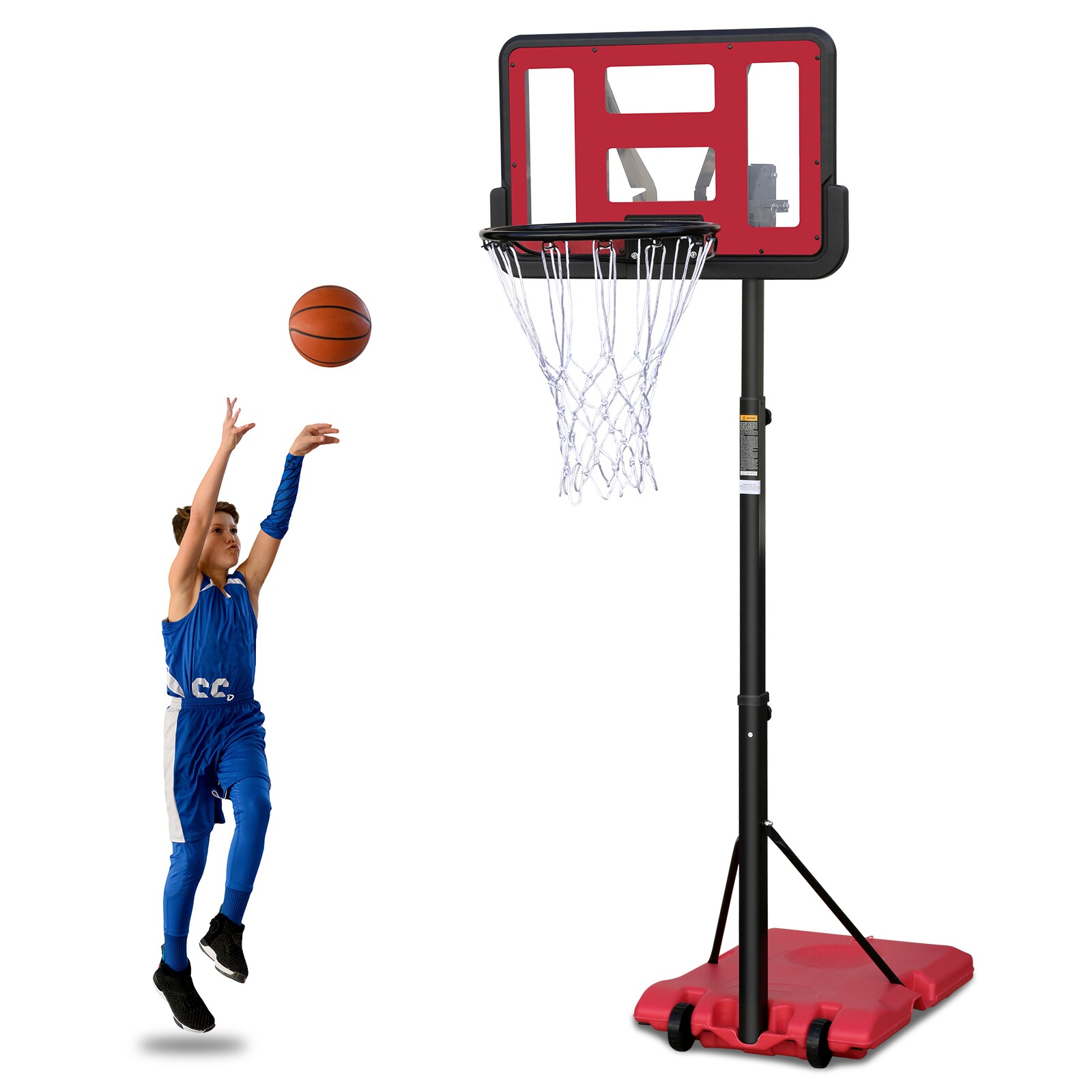 Lycvki 1085 Outdoor Portable 18-Inches Basketball System