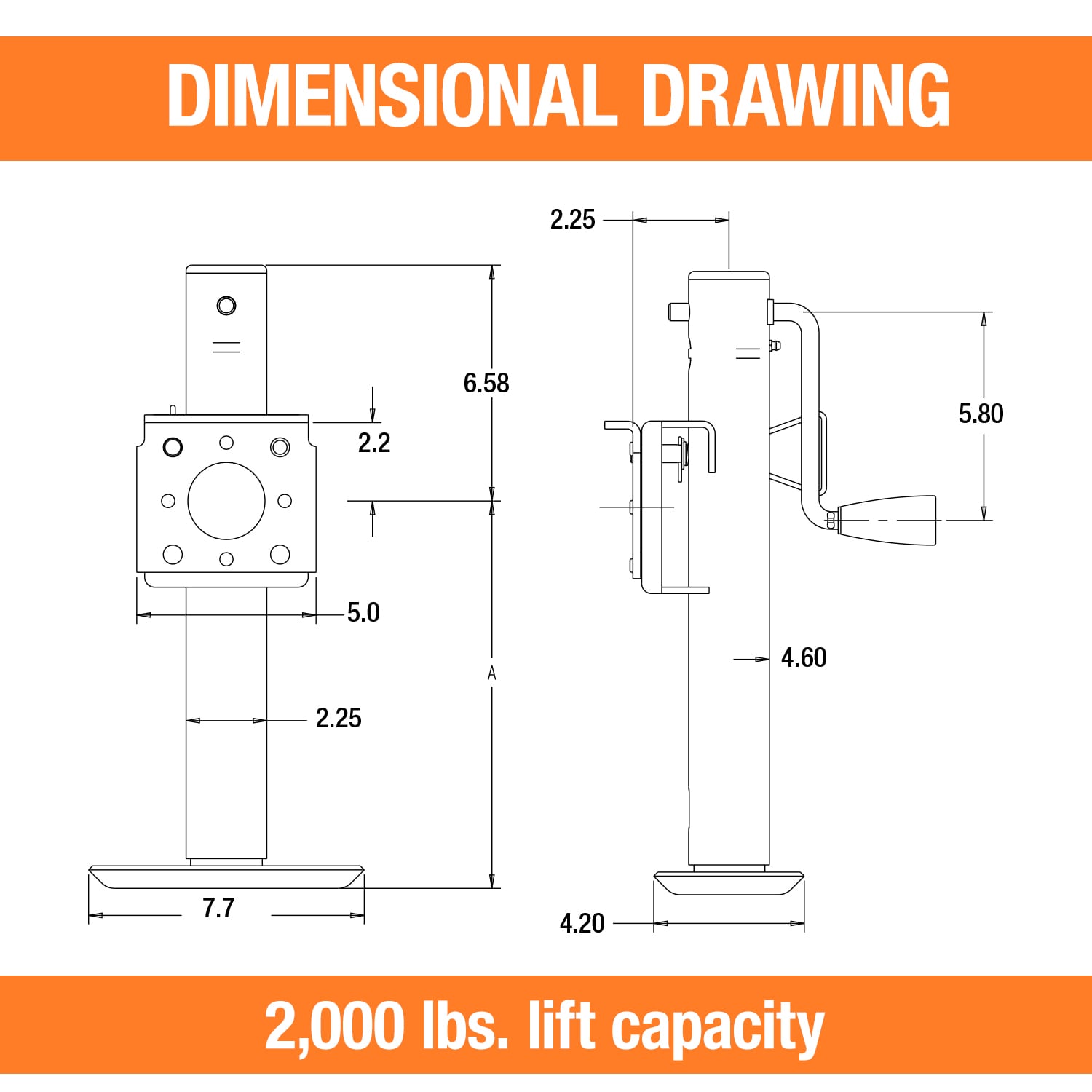 Buyers Products 5391211 Trailer-Jacks - View #4