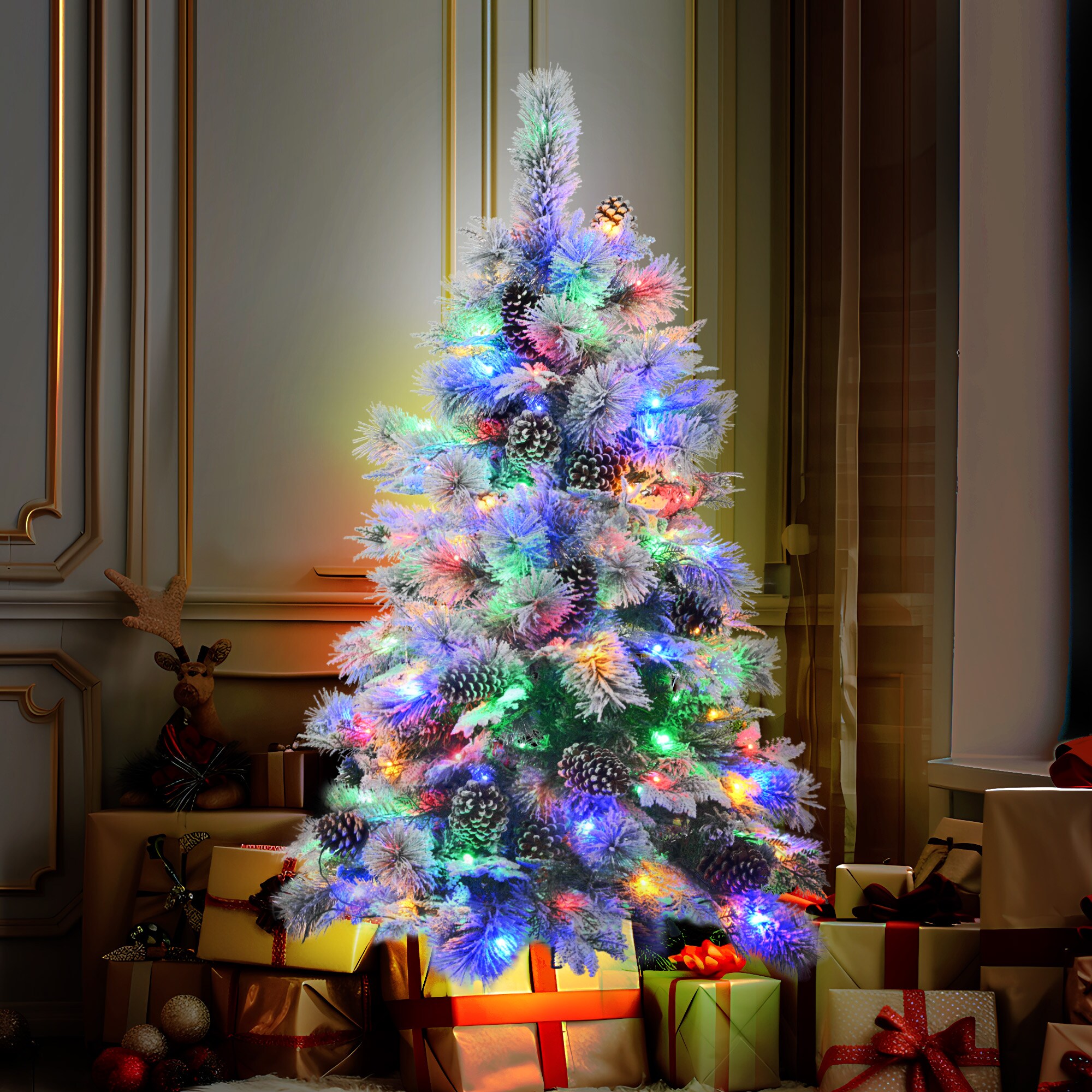 AAZJ NBC-64210LEDML Artificial-Christmas-Trees - View #2