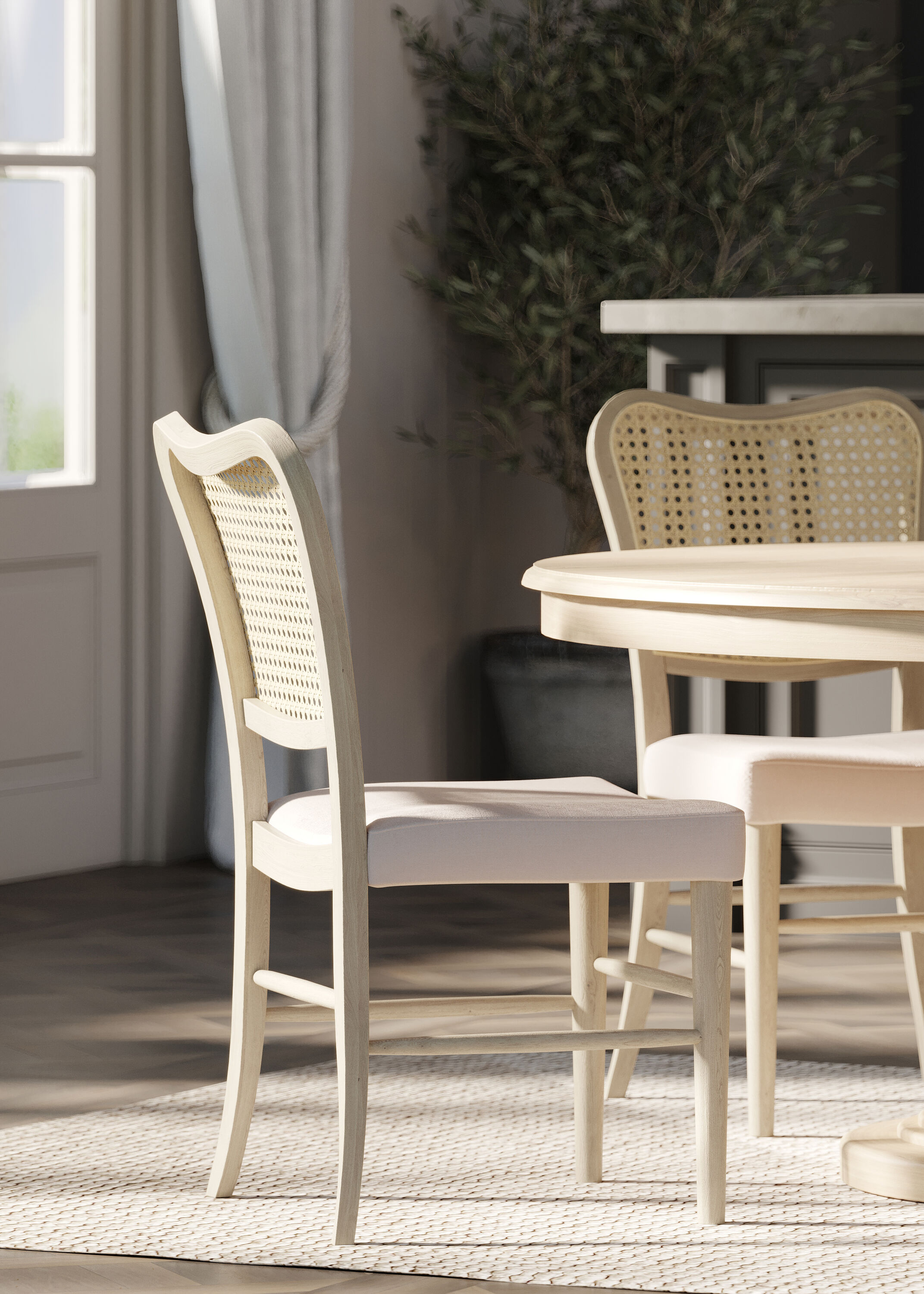 Maven Lane ML354005-WDC-WT Dining-Chairs - View #10