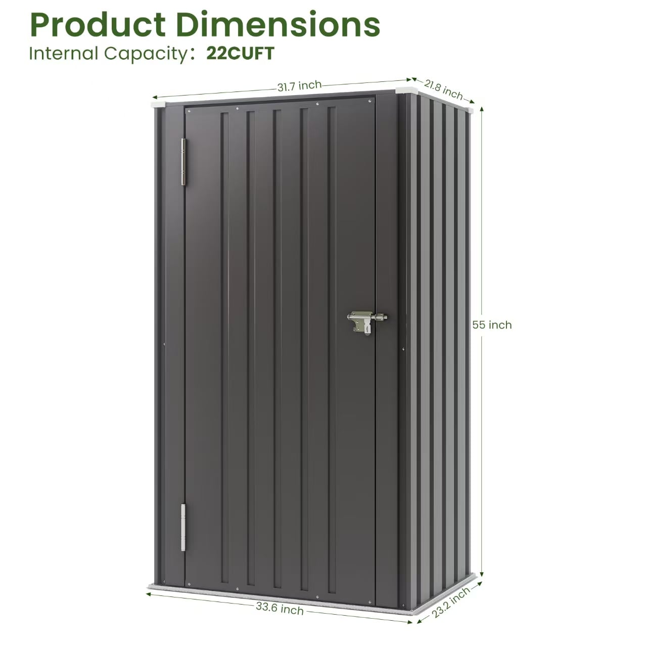 Patiowell LS-0814A-S0 Metal-Storage-Buildings-Sheds - View #7