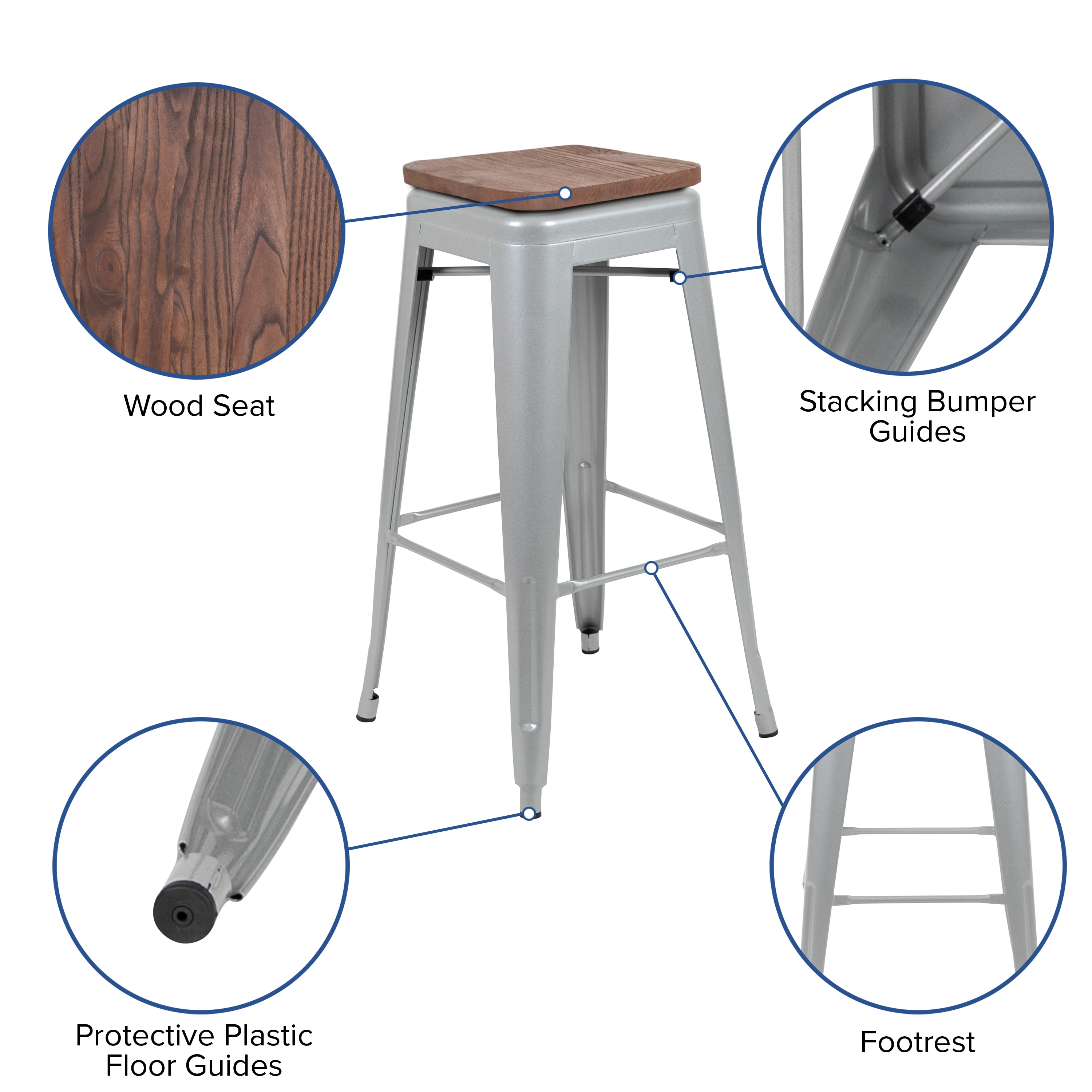 Flash Furniture 889142902041 stools - View #2