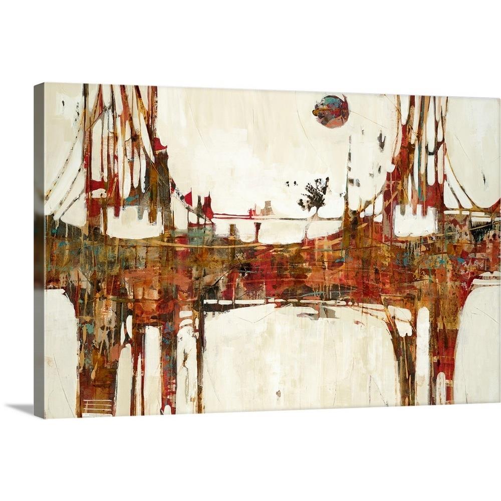 GreatBigCanvas 16-in H x 24-in W Abstract Print on Canvas | 2490316-24-24X16