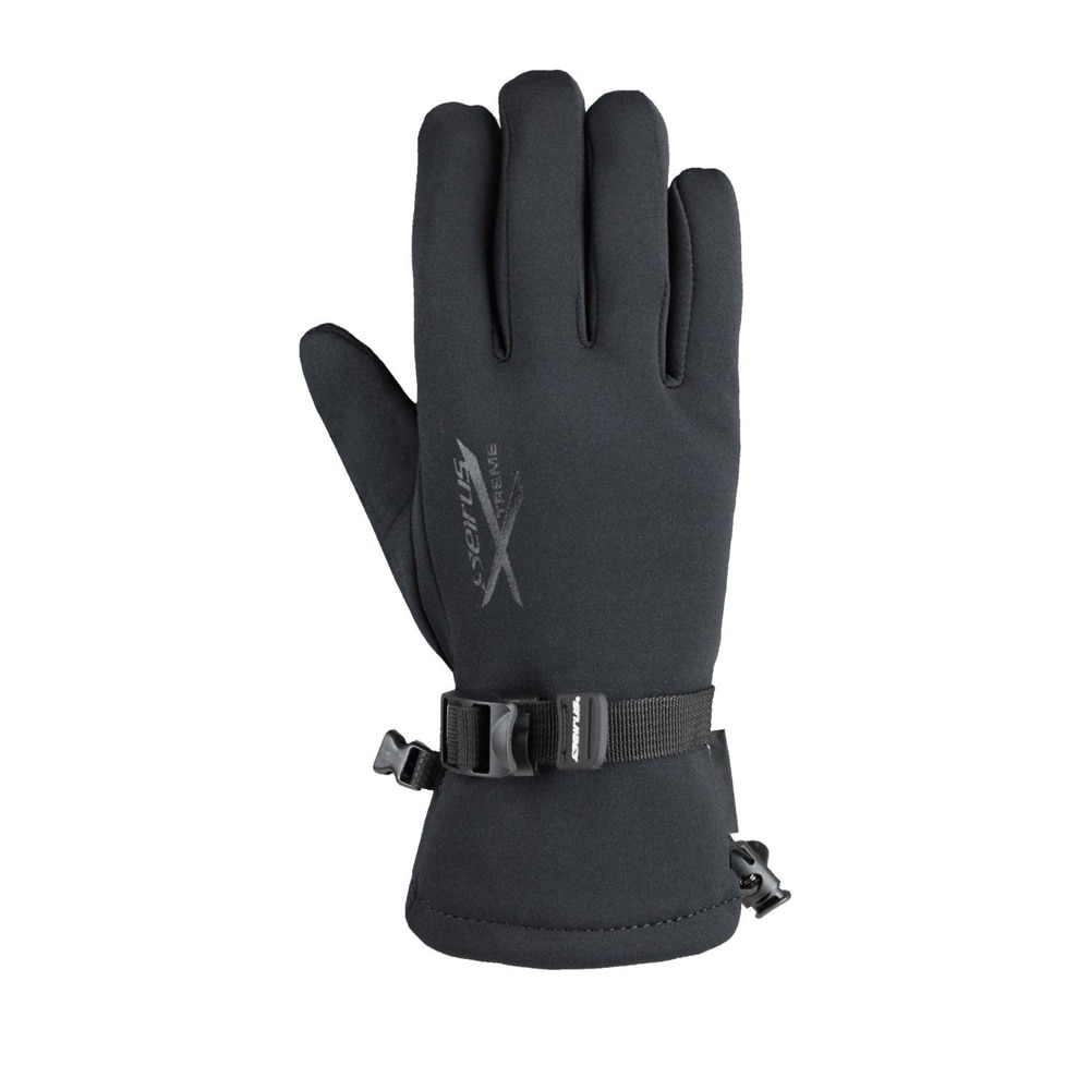 Seirus 8117.1.0015 Xtreme All Weather XL Weathershield Form Fit Black Cold Weather Gloves