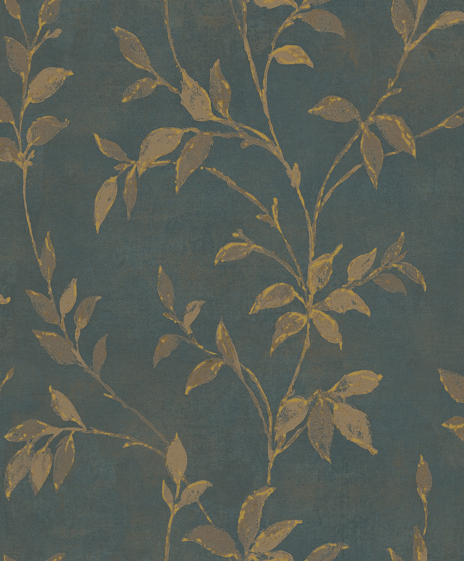 A-Street Prints 4105-86645 Lumina 57.8-Sq. Feet Blue Non-woven Textured Ivy/Vines 3D Unpasted Wallpaper