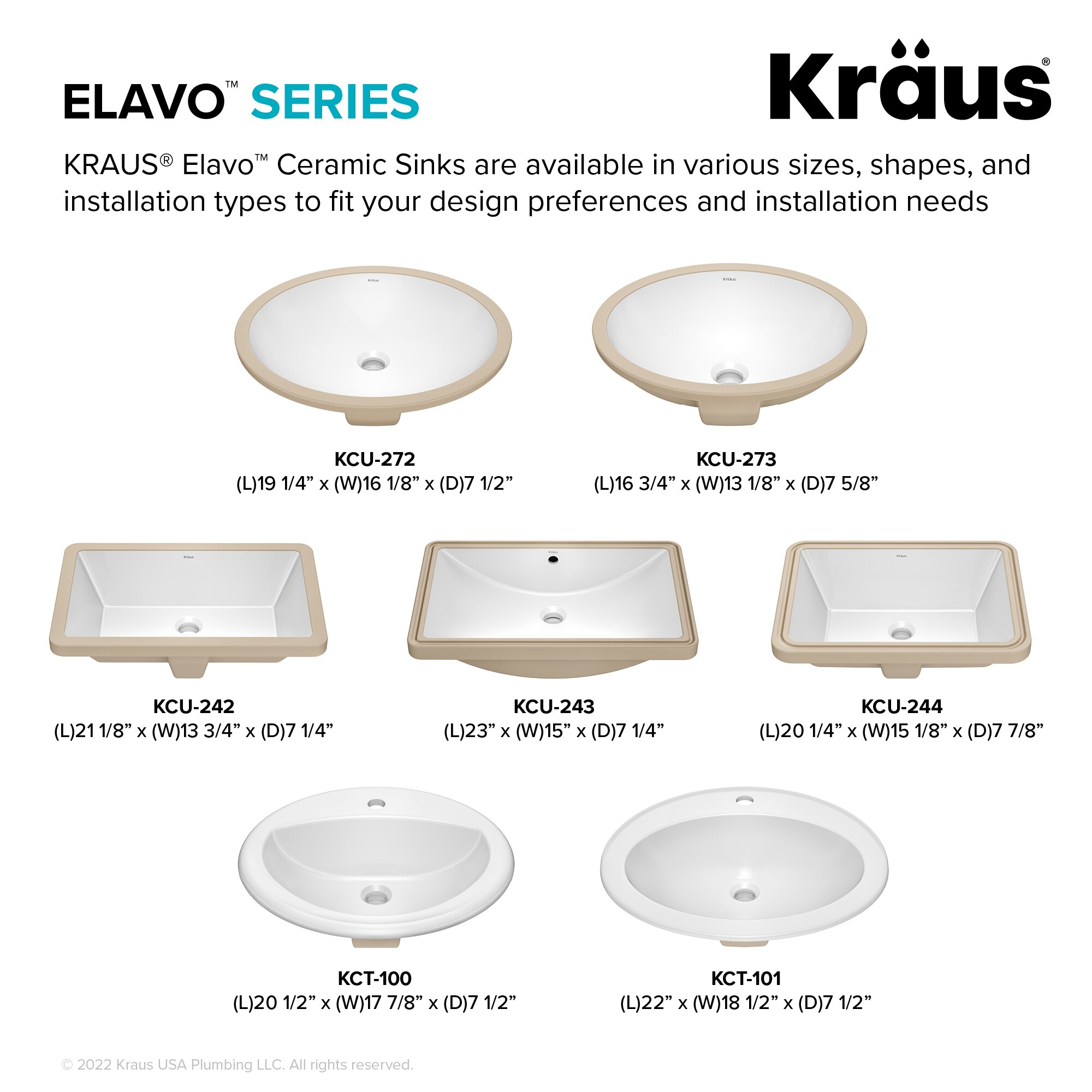 Kraus KCU-244 Bath-Sink - View #14